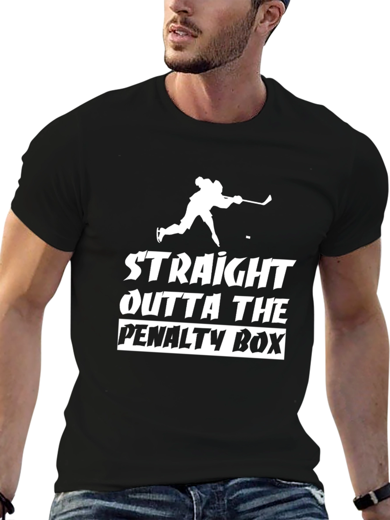 Straight Outta The Penalty Box T-Shirt Hockey Tee