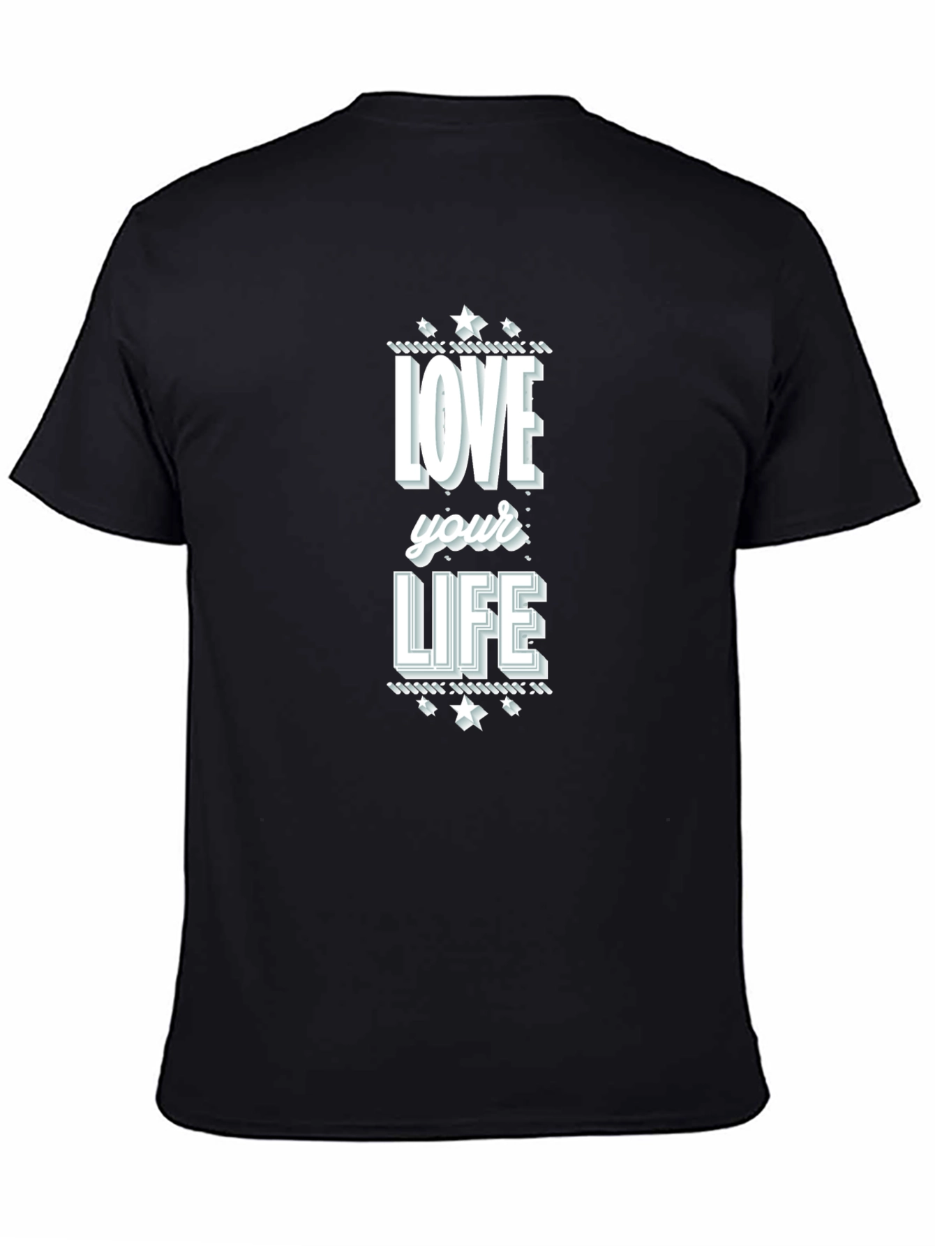 Love Your Life Graphic Tee - Black T-Shirt