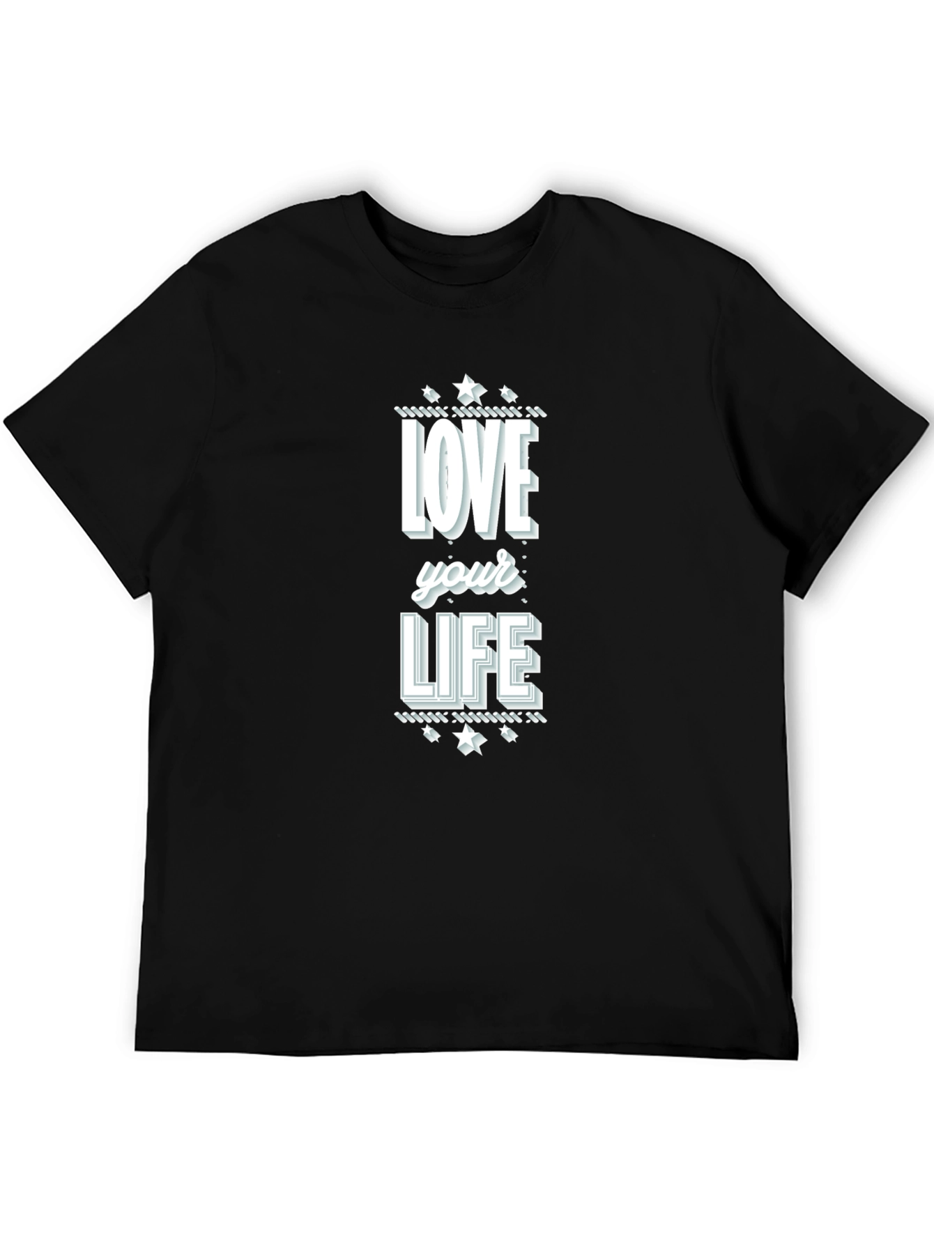 Love Your Life Graphic Tee - Black T-Shirt
