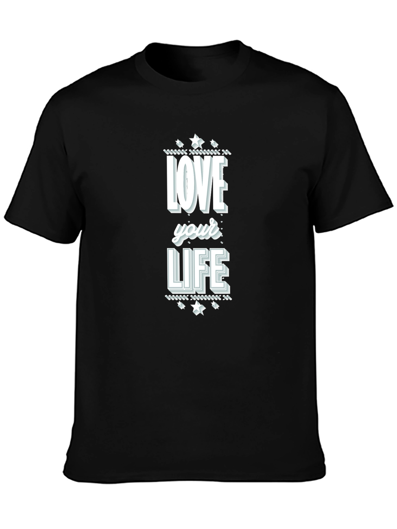 Love Your Life Graphic Tee - Black T-Shirt