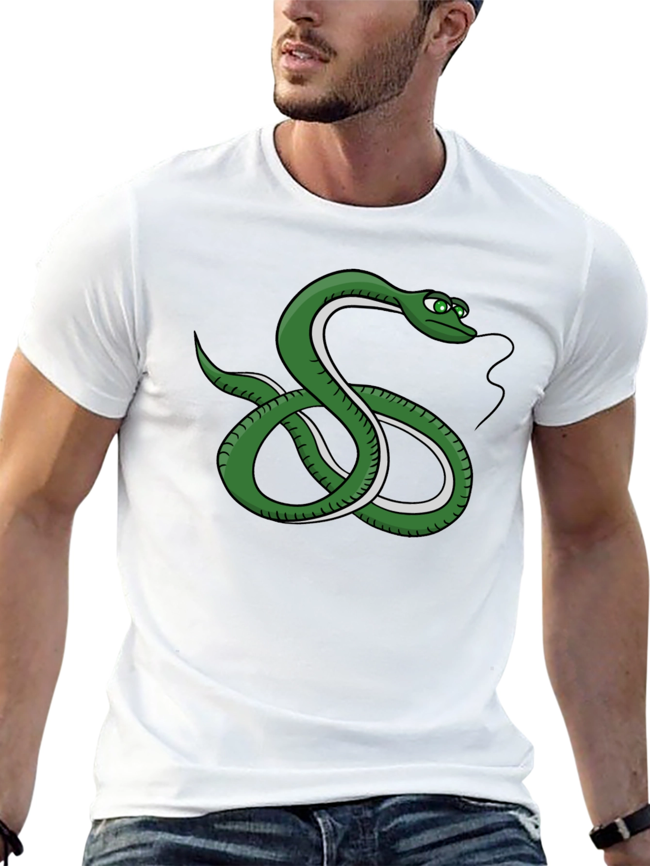 Snake Graphic Tee - Cool Reptile Shirt