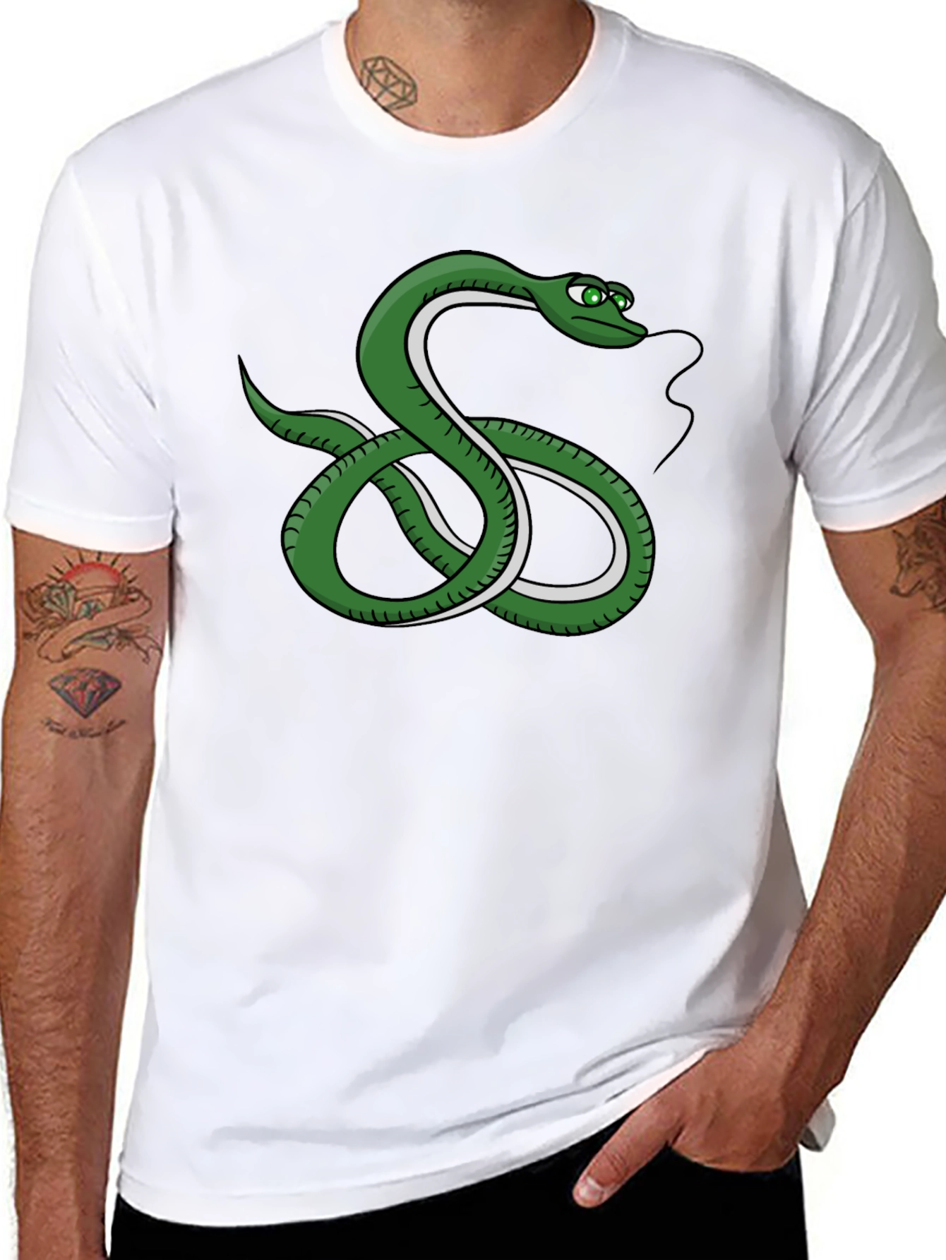 Snake Graphic Tee - Cool Reptile Shirt