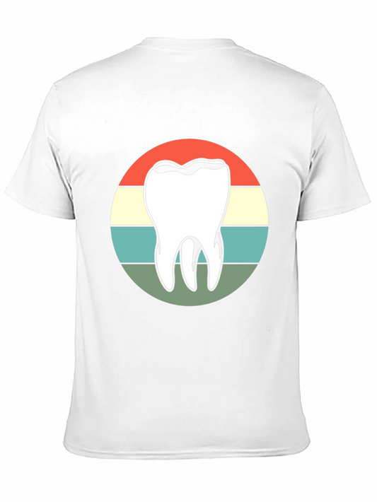 Retro Dentist Tooth T-Shirt - Black