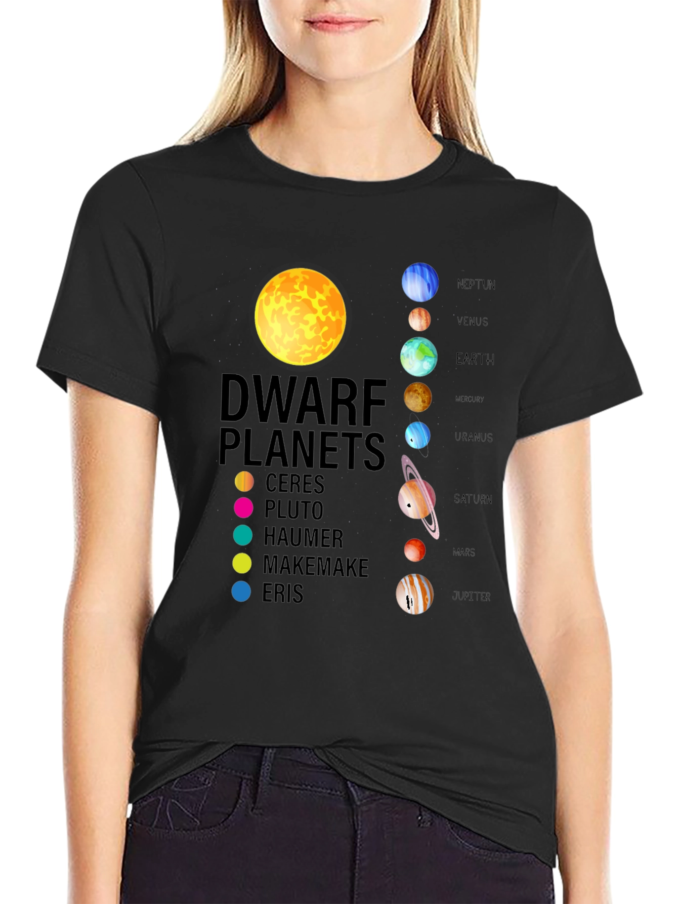 Dwarf Planets T-Shirt Space Science Astronomy Tee
