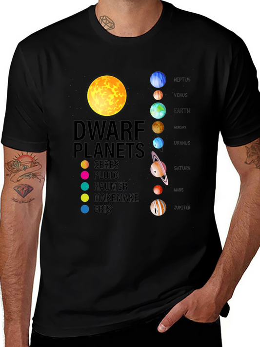Dwarf Planets T-Shirt Space Science Astronomy Tee