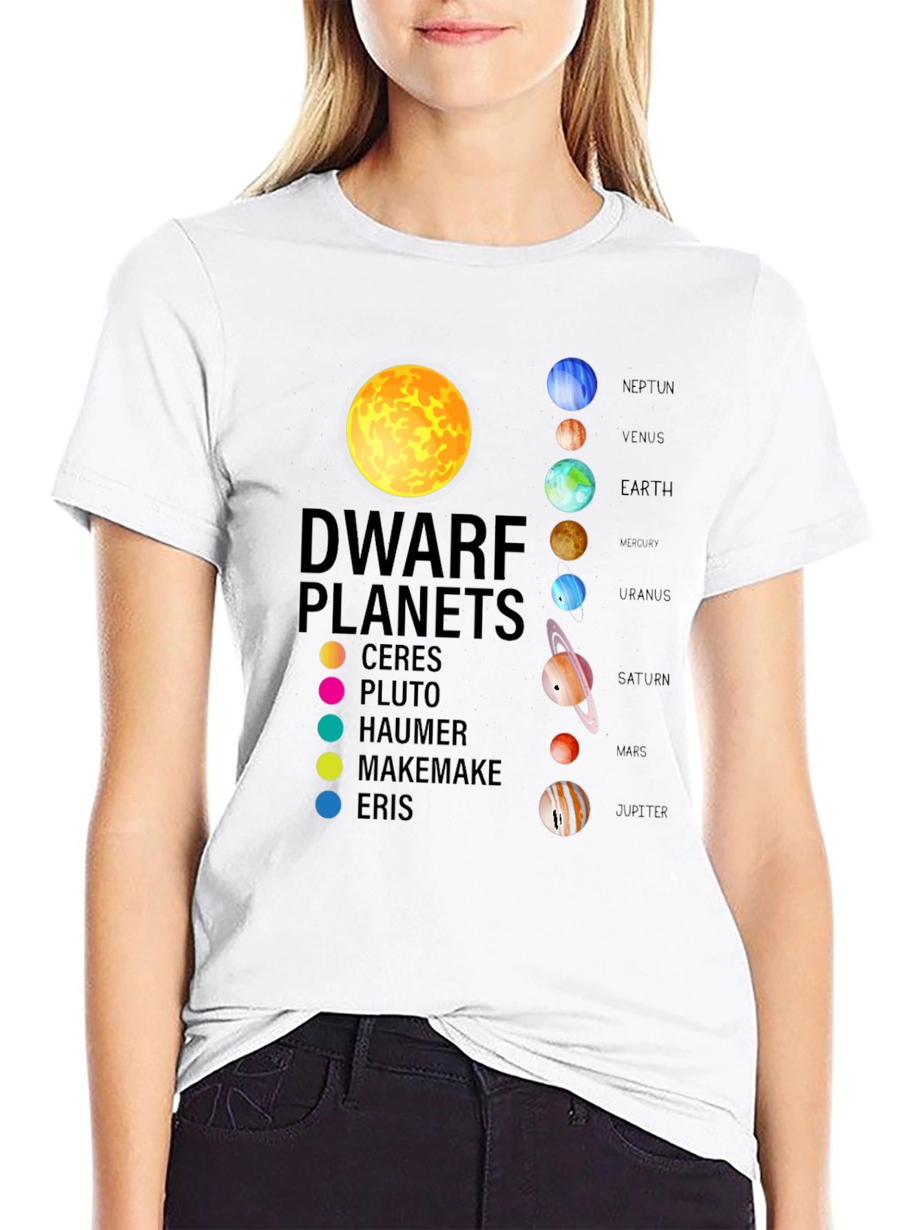 Dwarf Planets T-Shirt Space Science Astronomy Tee