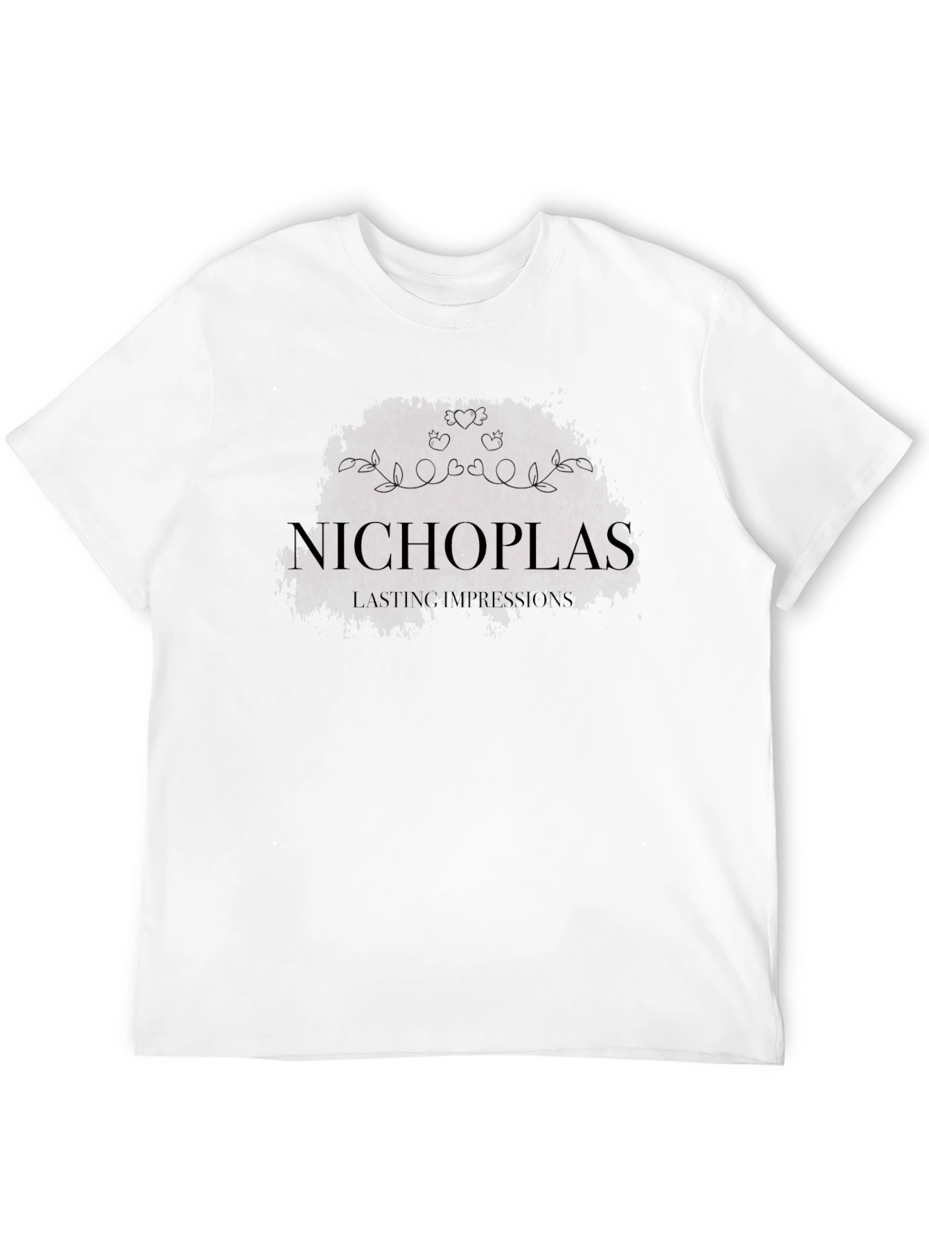 Nichoplas Lasting Impressions Graphic Black T-Shirt
