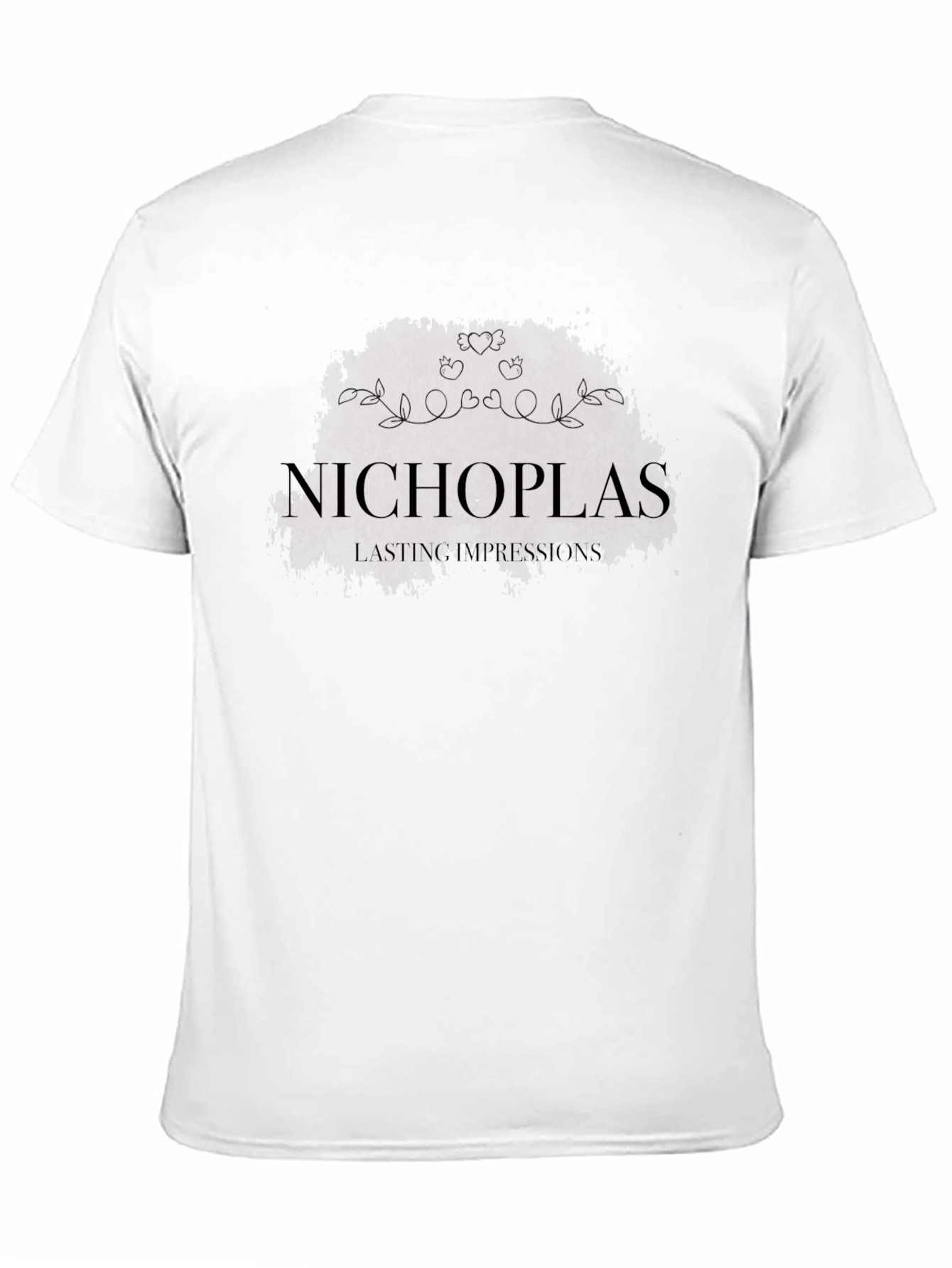 Nichoplas Lasting Impressions Graphic Black T-Shirt