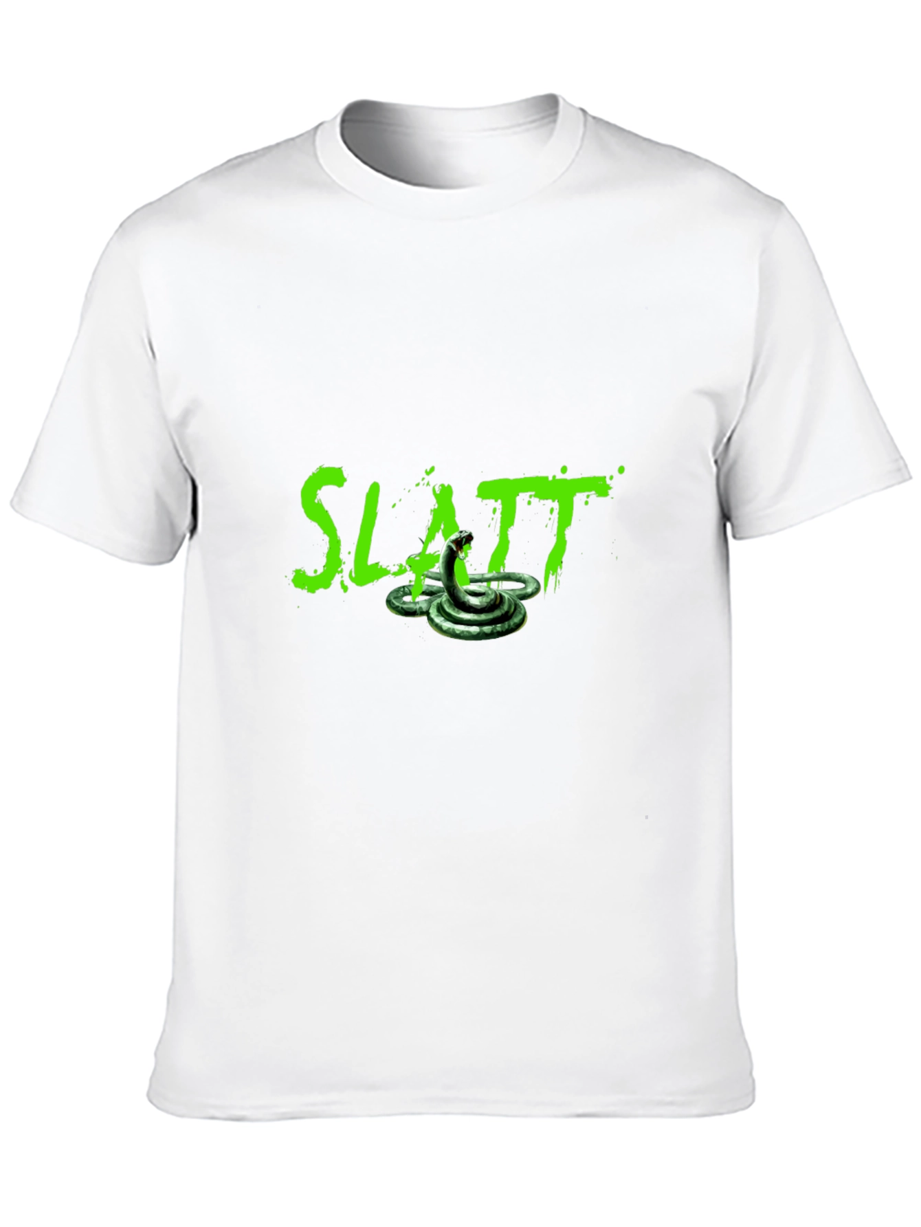 Slatt Snake Graphic Tee - Mens Black T-Shirt