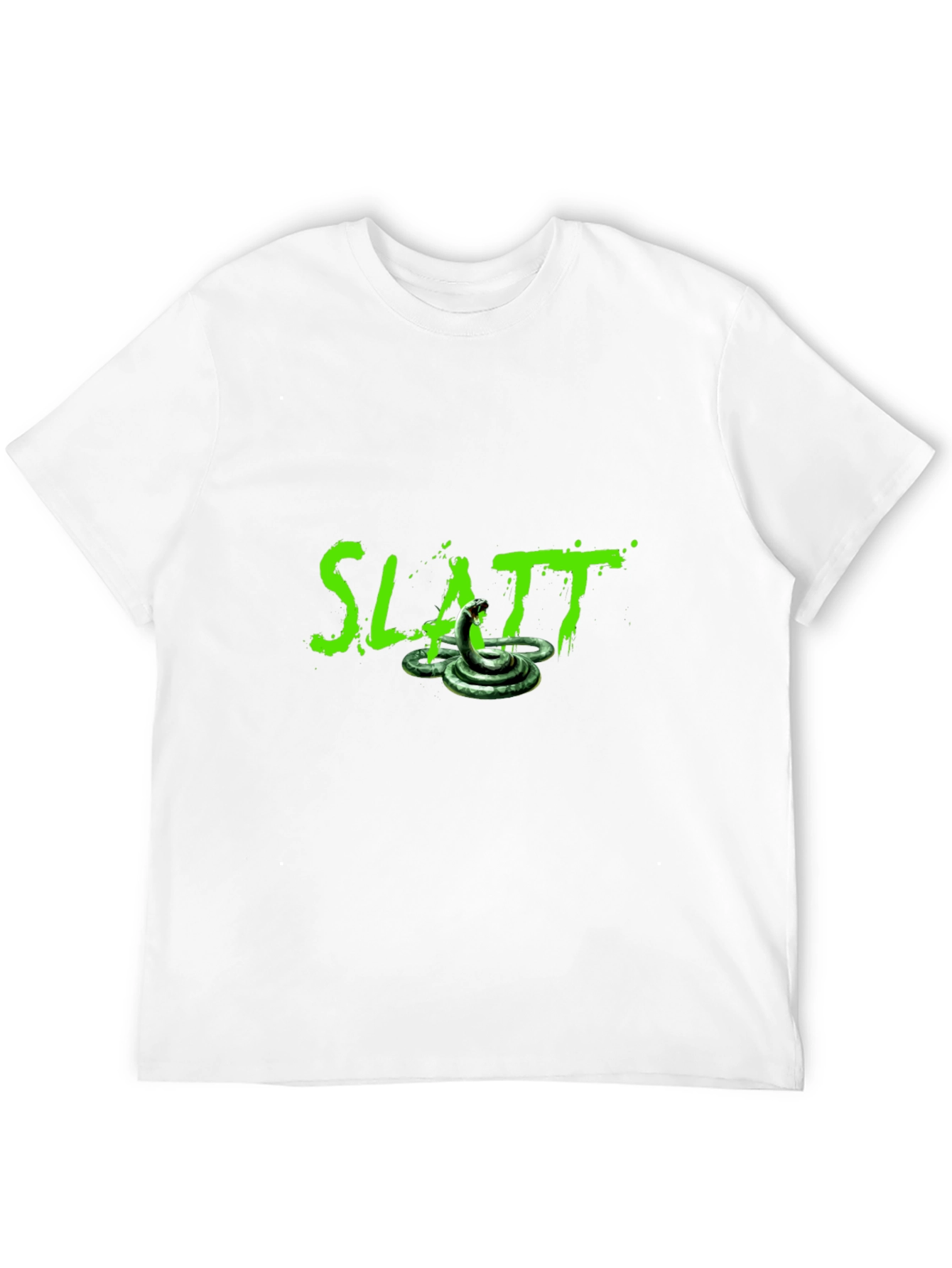 Slatt Snake Graphic Tee - Mens Black T-Shirt
