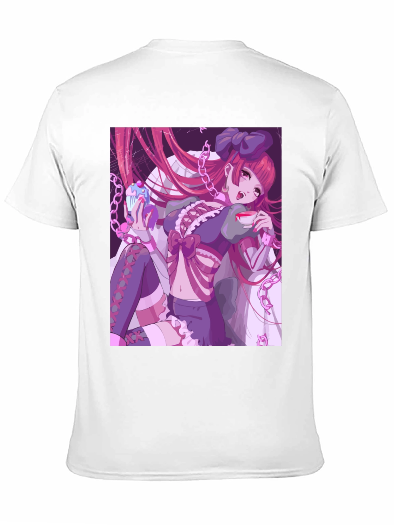 Anime Girl Graphic Tee - Unique Manga Design