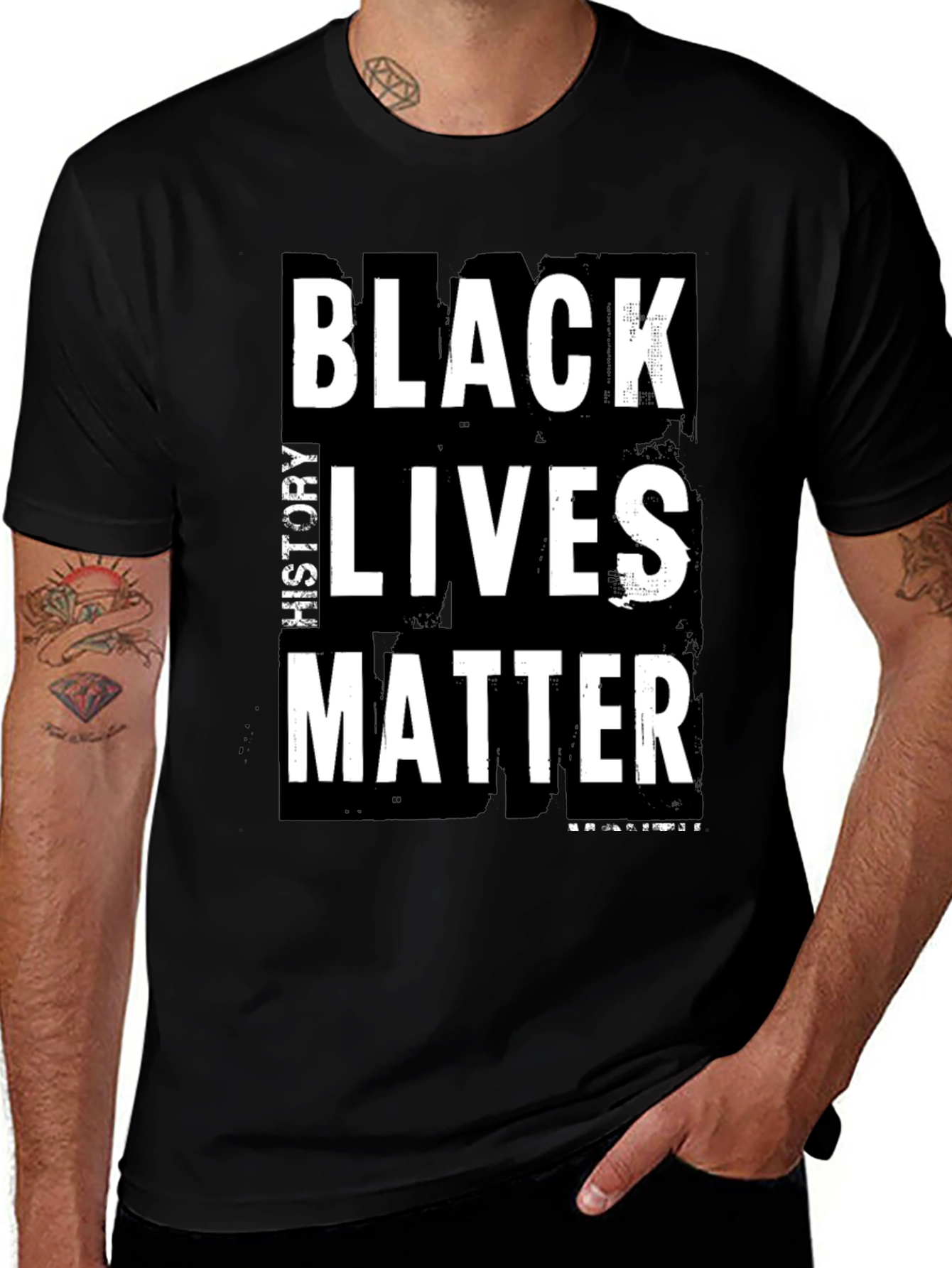 Black History Lives Matter Graphic T-Shirt