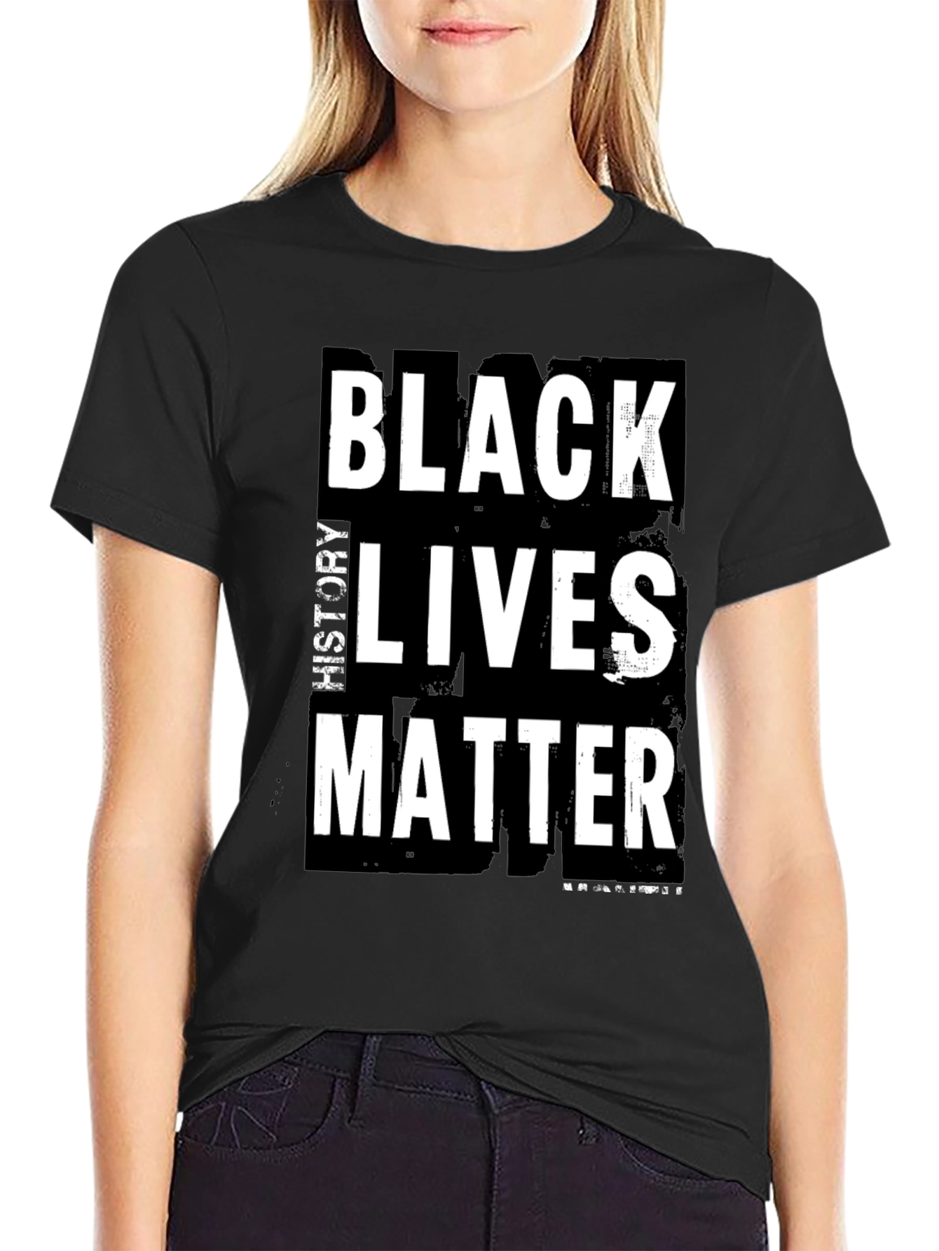 Black History Lives Matter Graphic T-Shirt