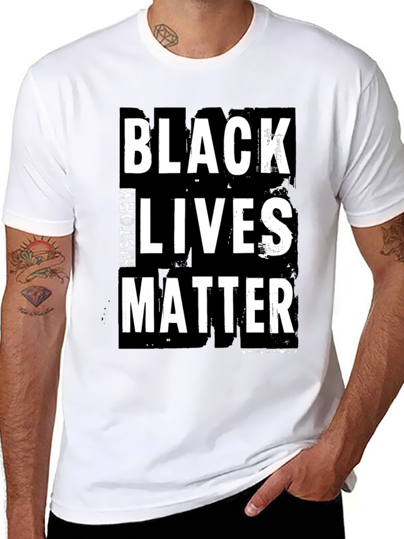 Black History Lives Matter Graphic T-Shirt
