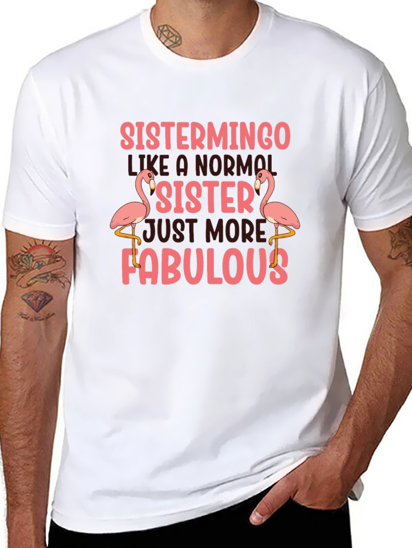 Sistermingo Fabulous Sister Graphic Tee