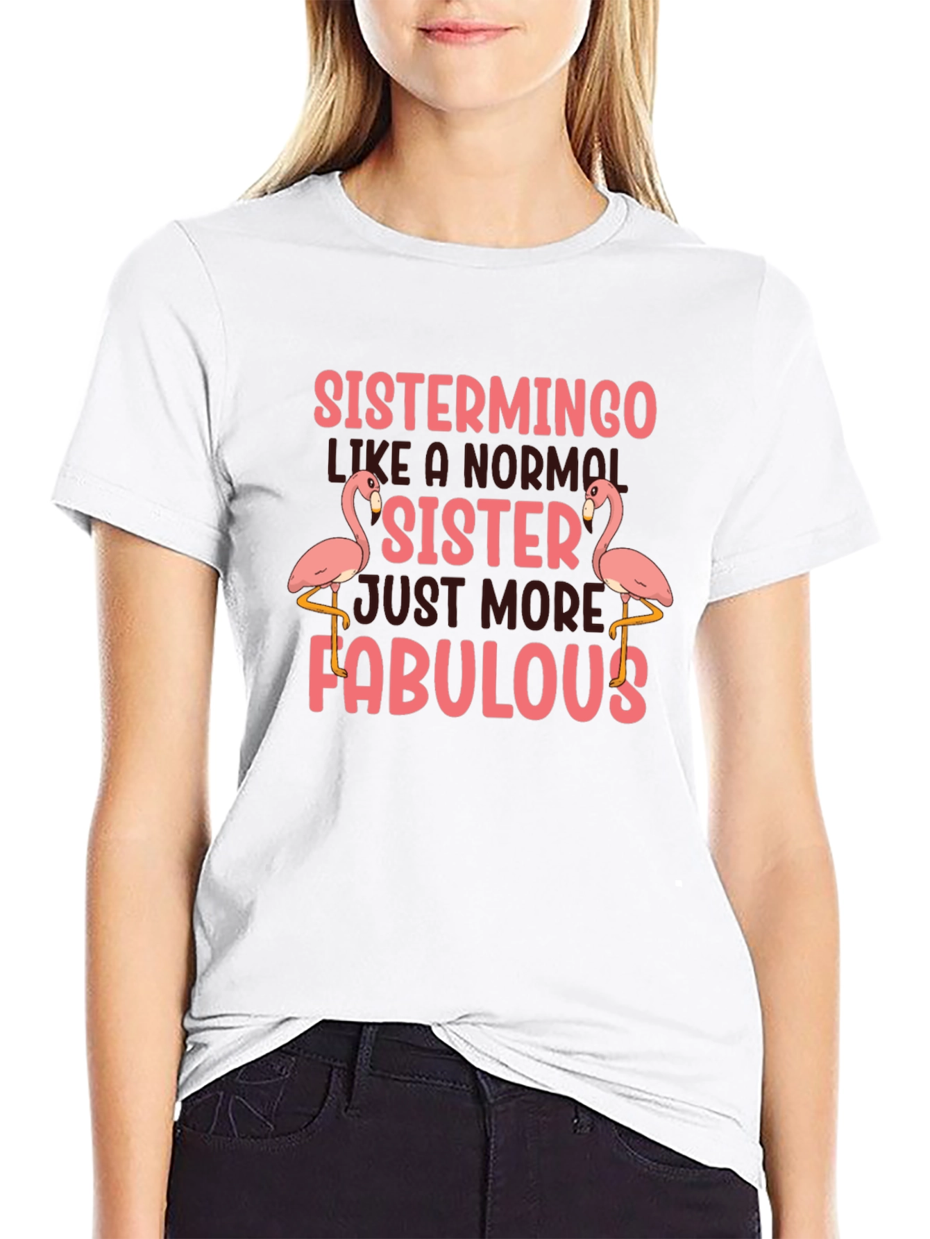 Sistermingo Fabulous Sister Graphic Tee