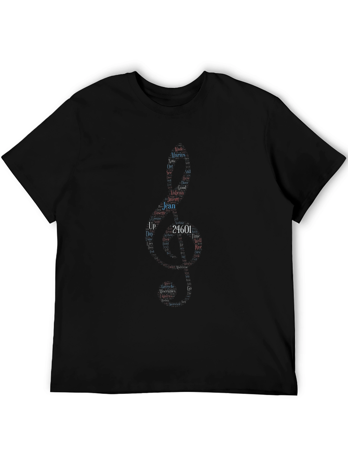 Les Miserables Word Art T-Shirt