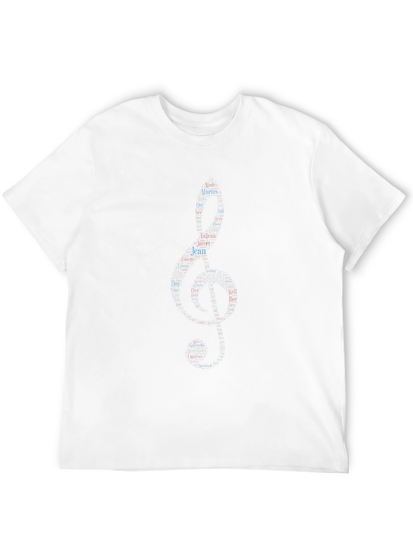 Les Miserables Word Art T-Shirt