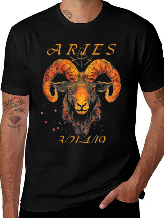 Aries Zodiac Graphic Tee