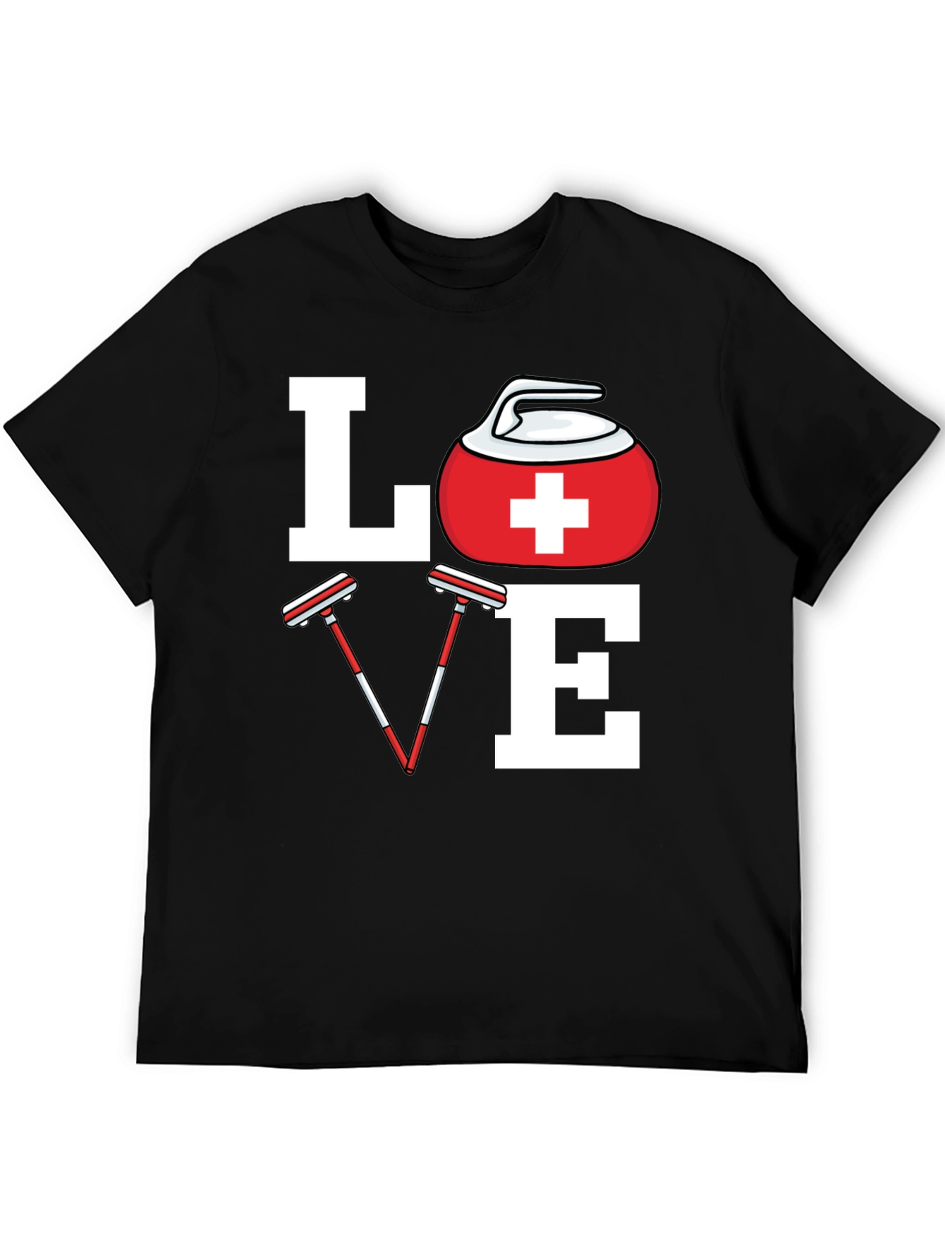 Love Curling T-Shirt Curling Lover Tee