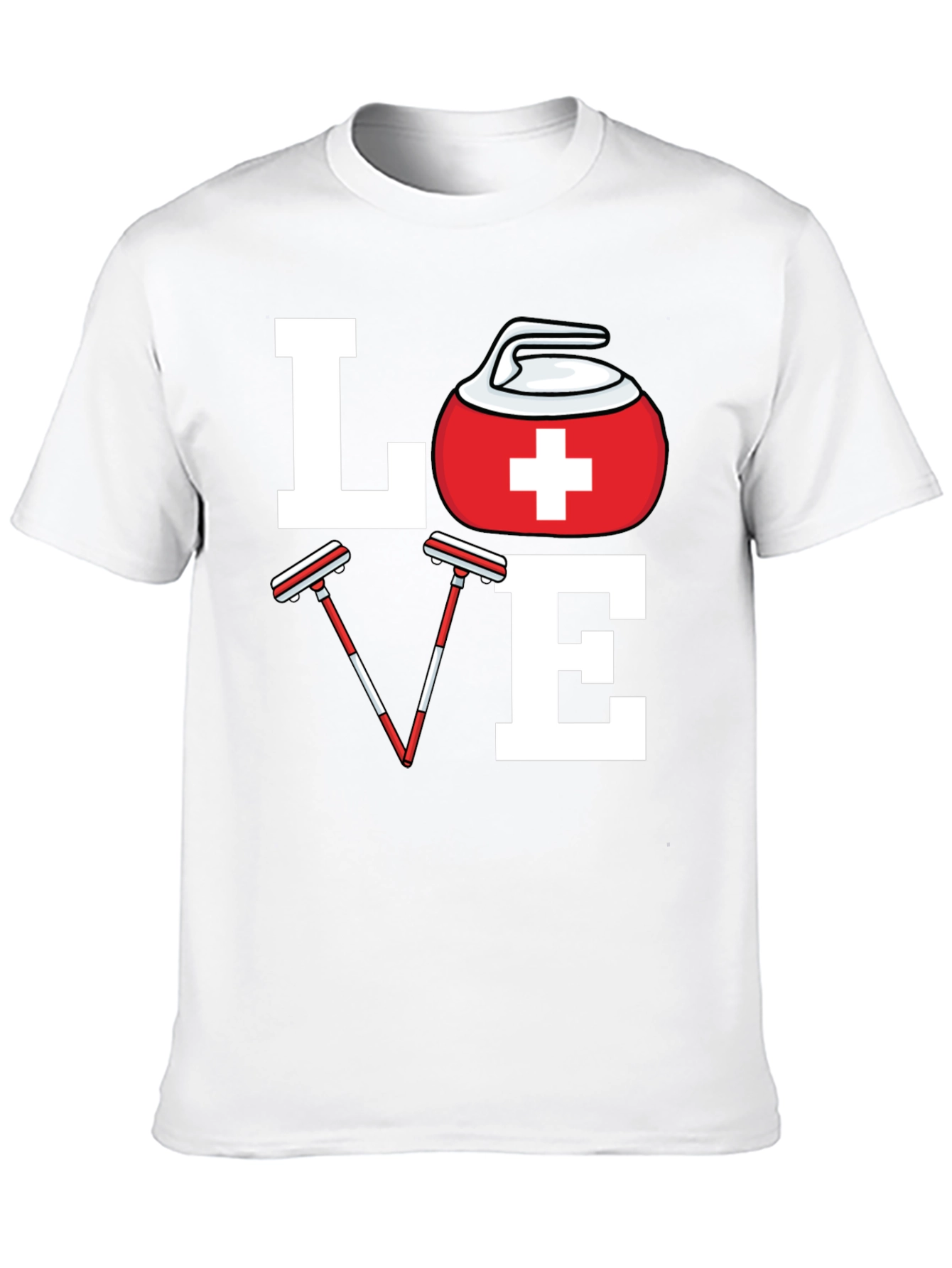 Love Curling T-Shirt Curling Lover Tee
