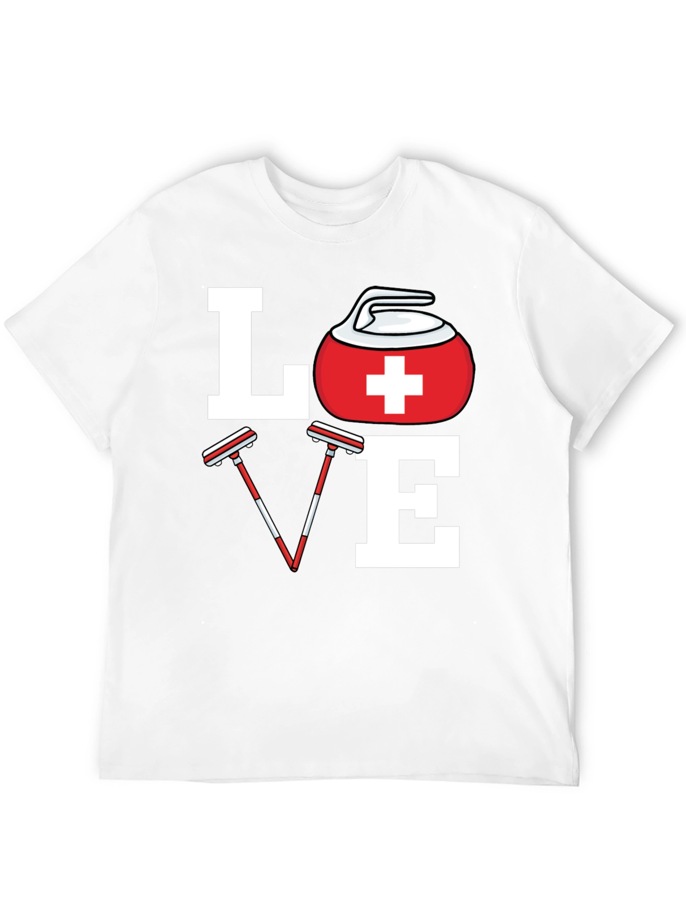 Love Curling T-Shirt Curling Lover Tee
