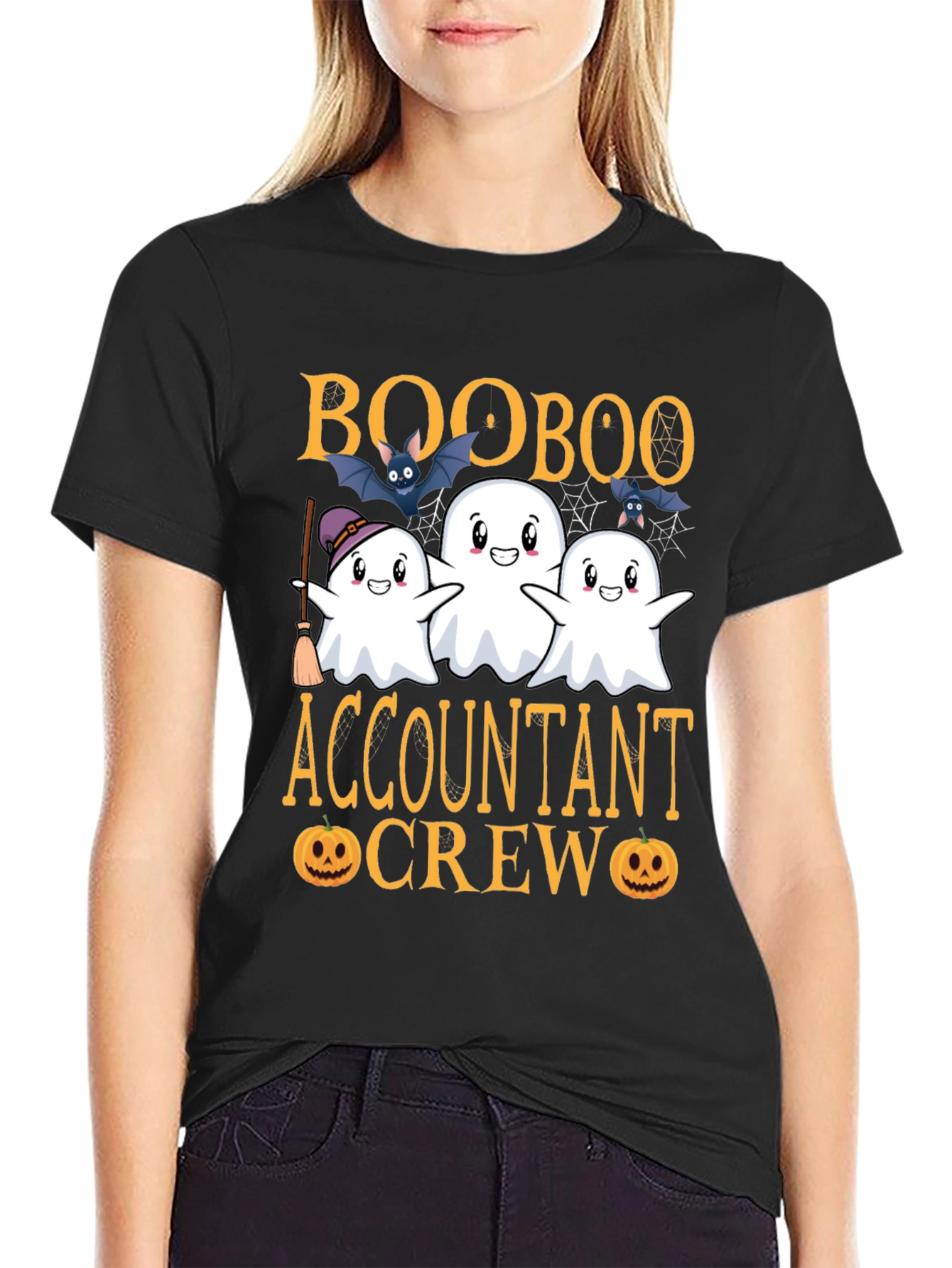 Boo Boo Accountant Crew Halloween T-Shirt
