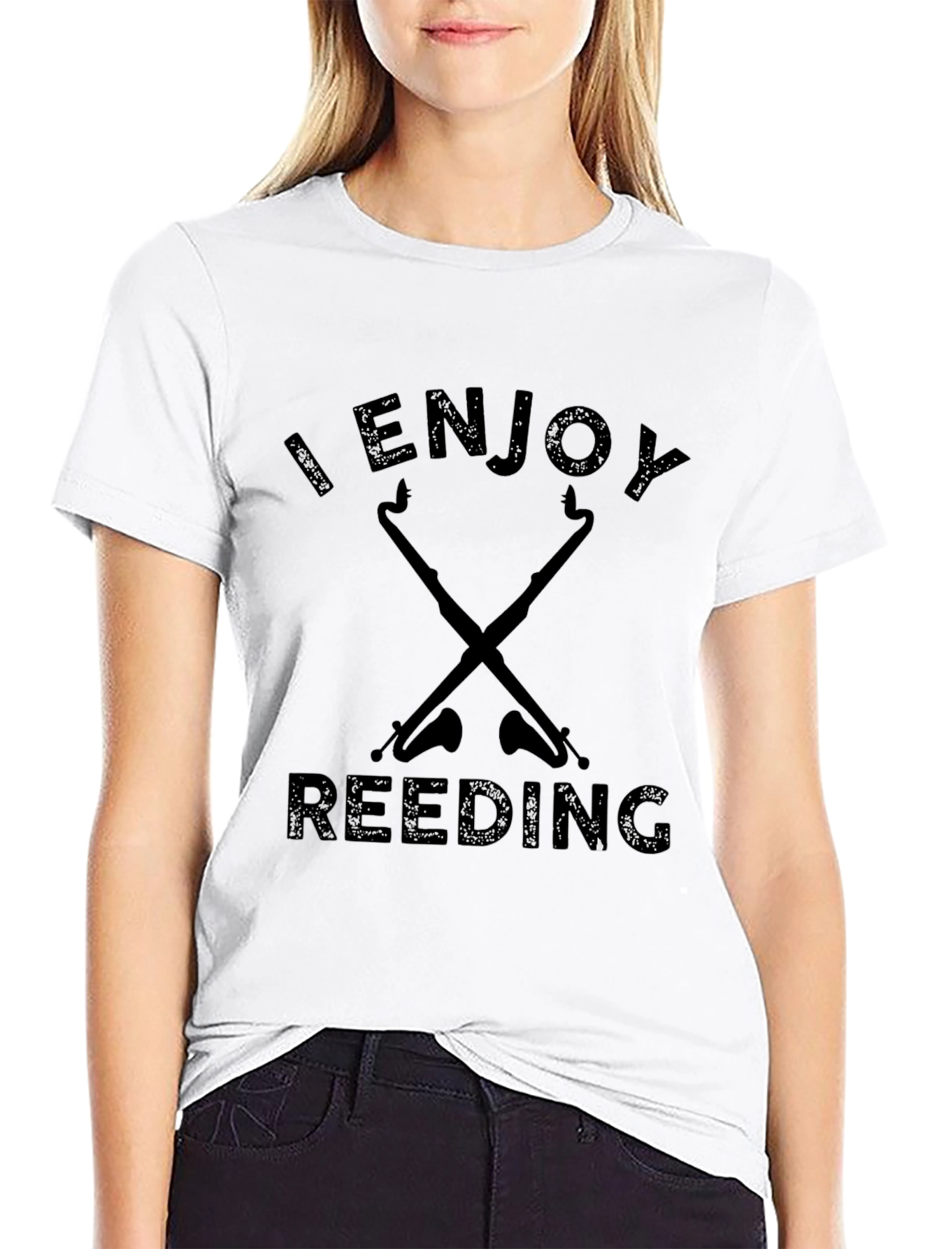 I Enjoy Reeding T-Shirt - Funny Oboe Reedist Tee