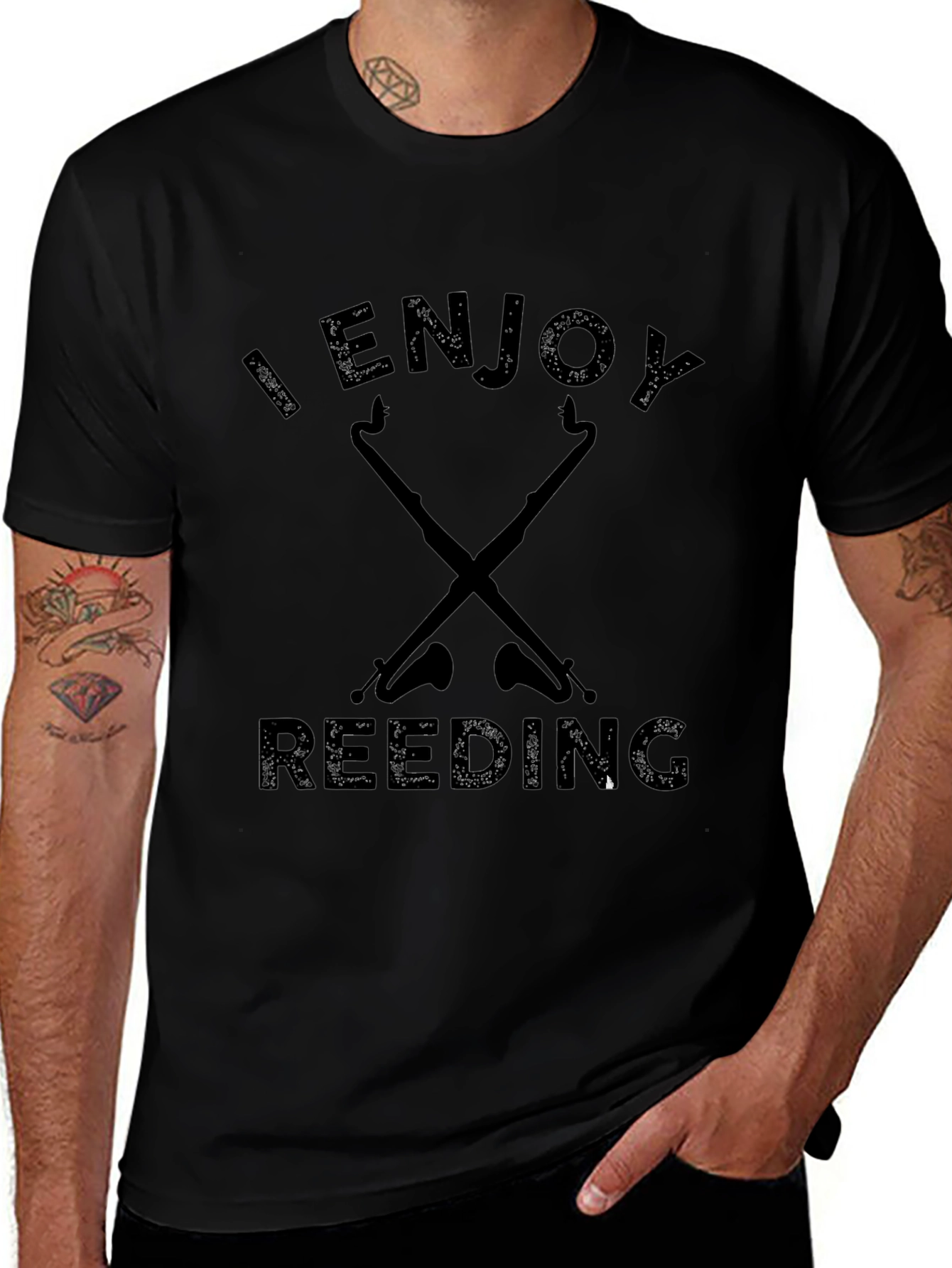 I Enjoy Reeding T-Shirt - Funny Oboe Reedist Tee