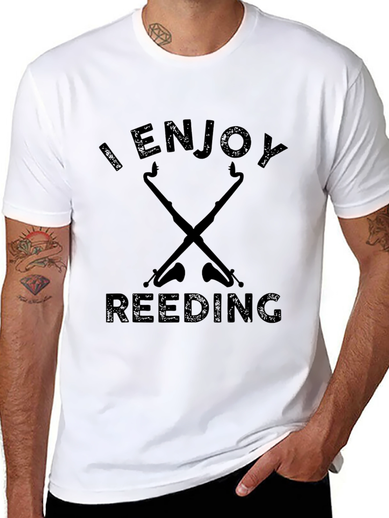 I Enjoy Reeding T-Shirt - Funny Oboe Reedist Tee