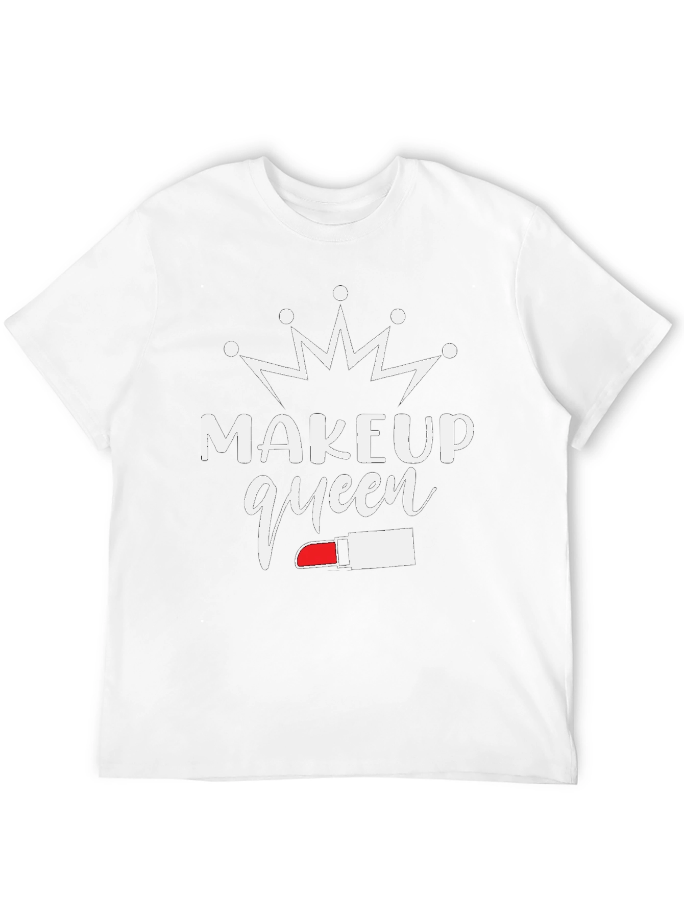 Makeup Queen T-Shirt - Stylish Graphic Tee