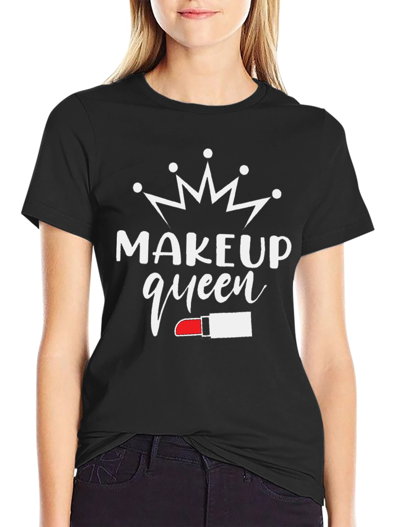 Makeup Queen T-Shirt - Stylish Graphic Tee