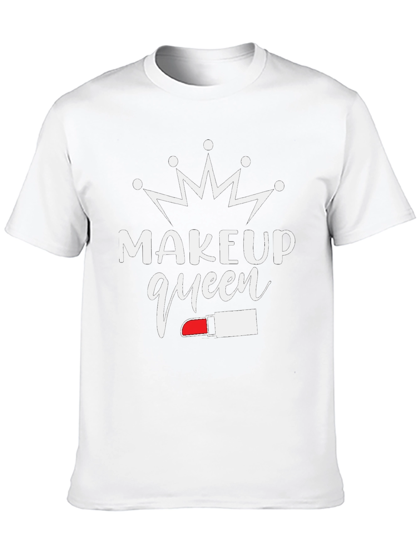 Makeup Queen T-Shirt - Stylish Graphic Tee