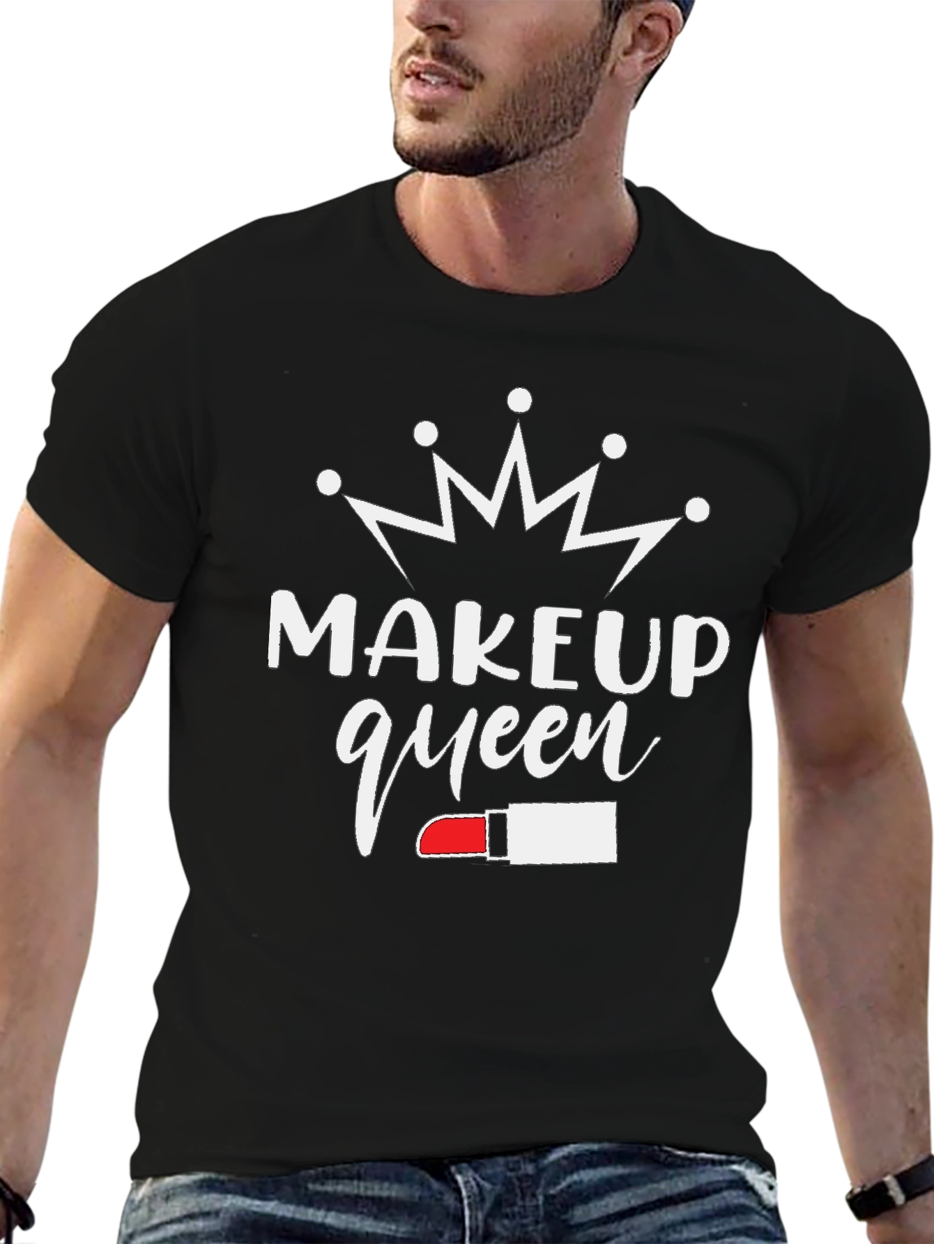 Makeup Queen T-Shirt - Stylish Graphic Tee