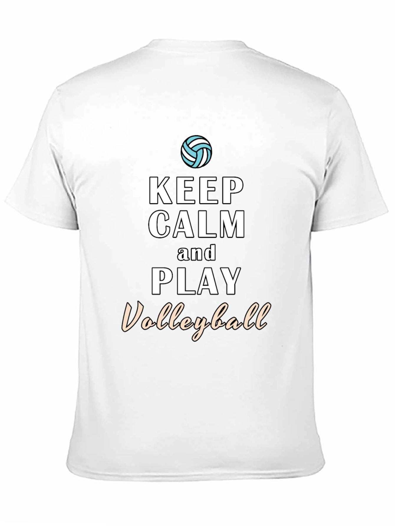 Keep Calm and Play Volleyball Tee