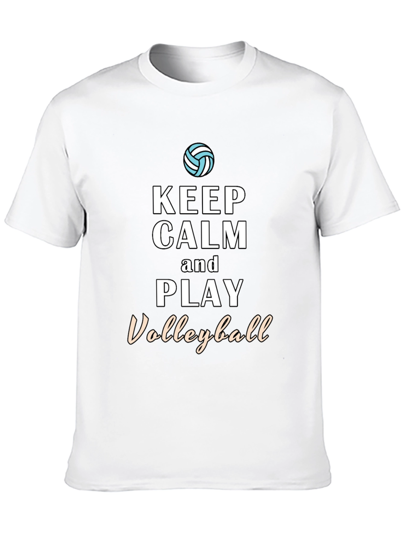 Keep Calm and Play Volleyball Tee