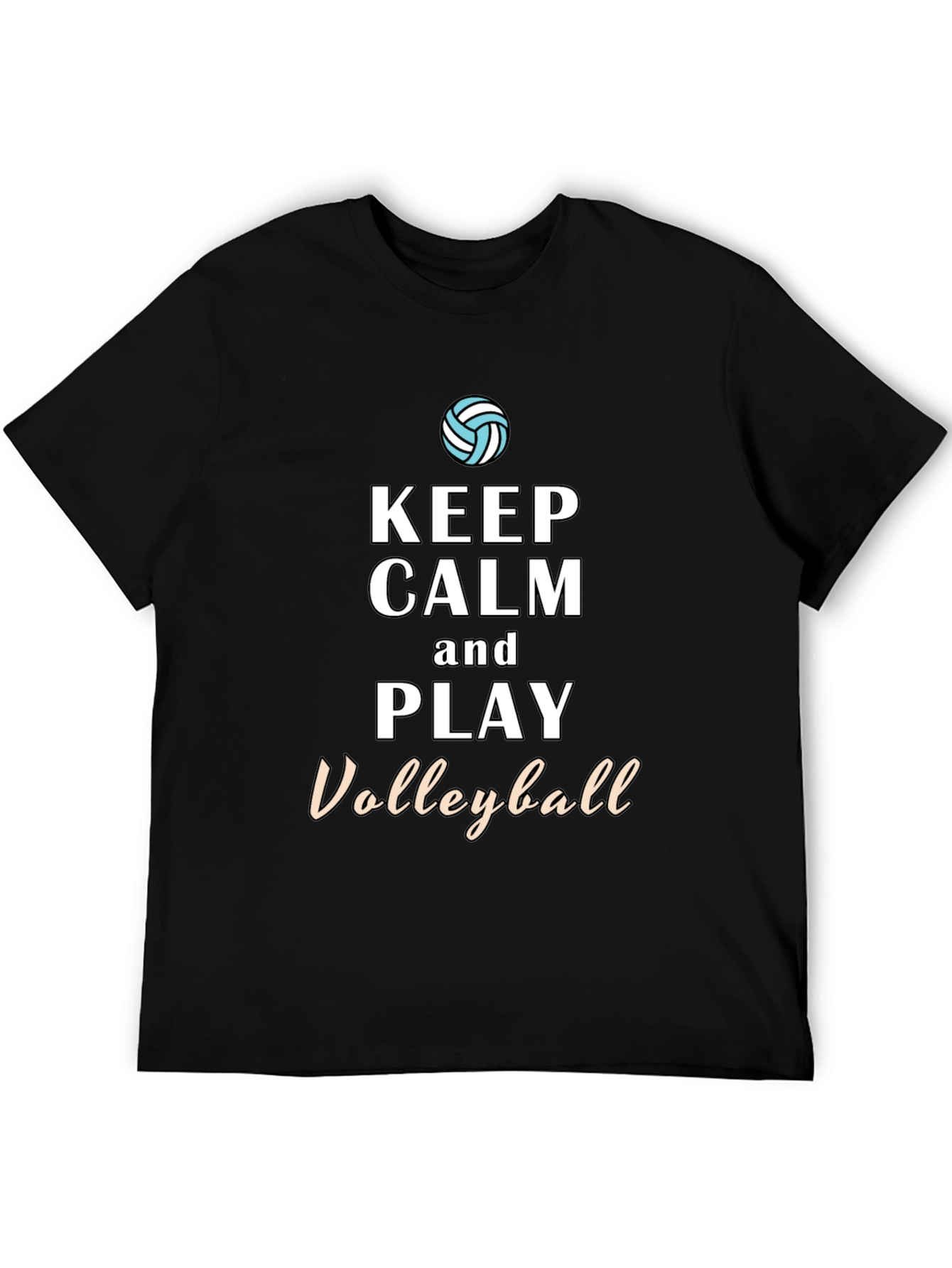 Keep Calm and Play Volleyball Tee