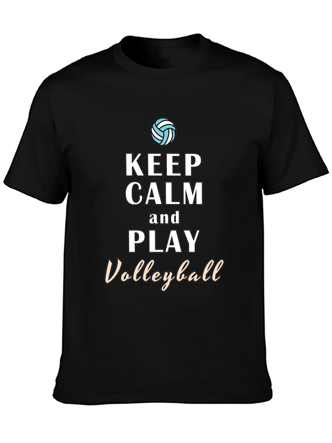 Keep Calm and Play Volleyball Tee