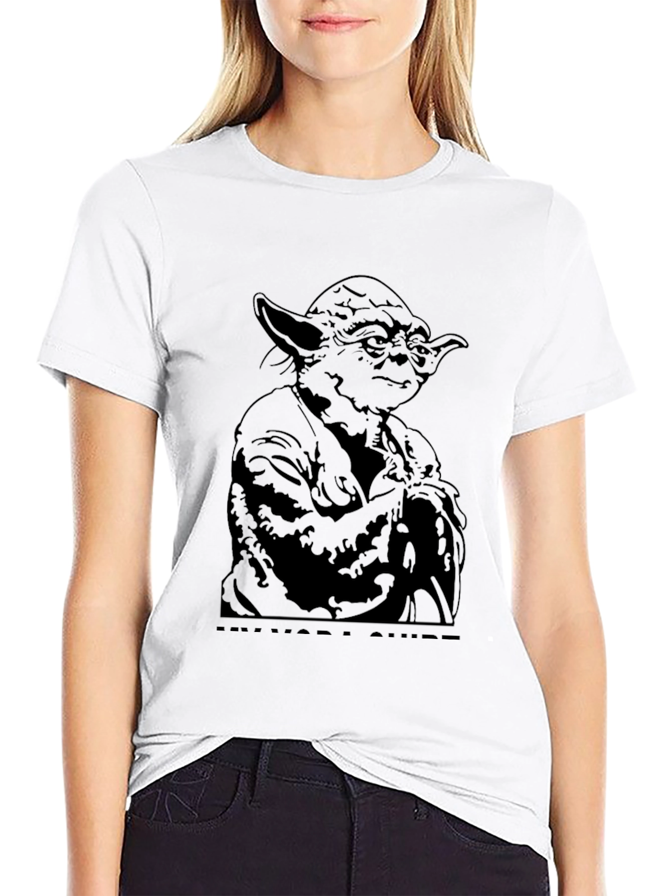 Yoda Graphic Tee - Black Star Wars Shirt