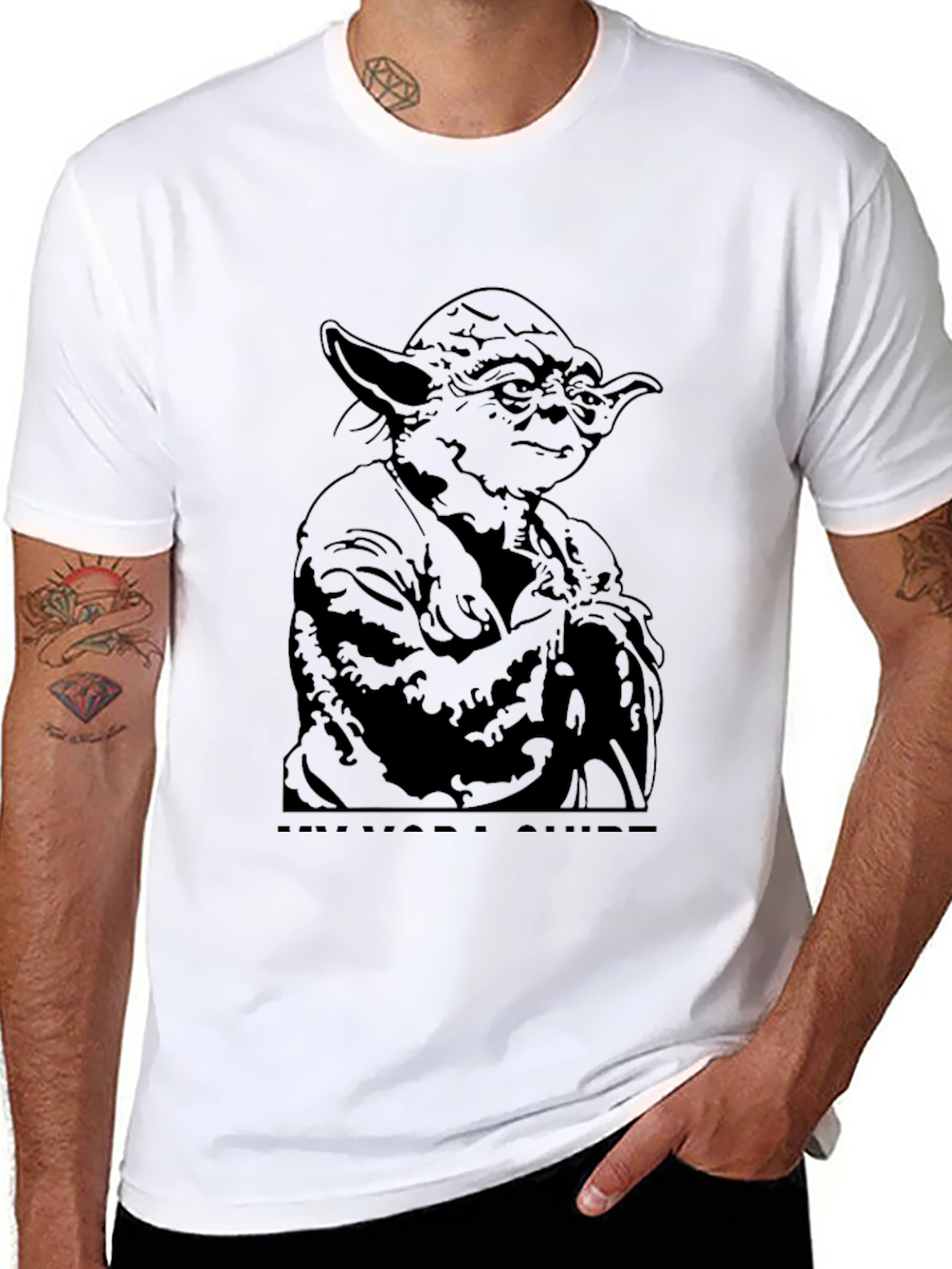 Yoda Graphic Tee - Black Star Wars Shirt