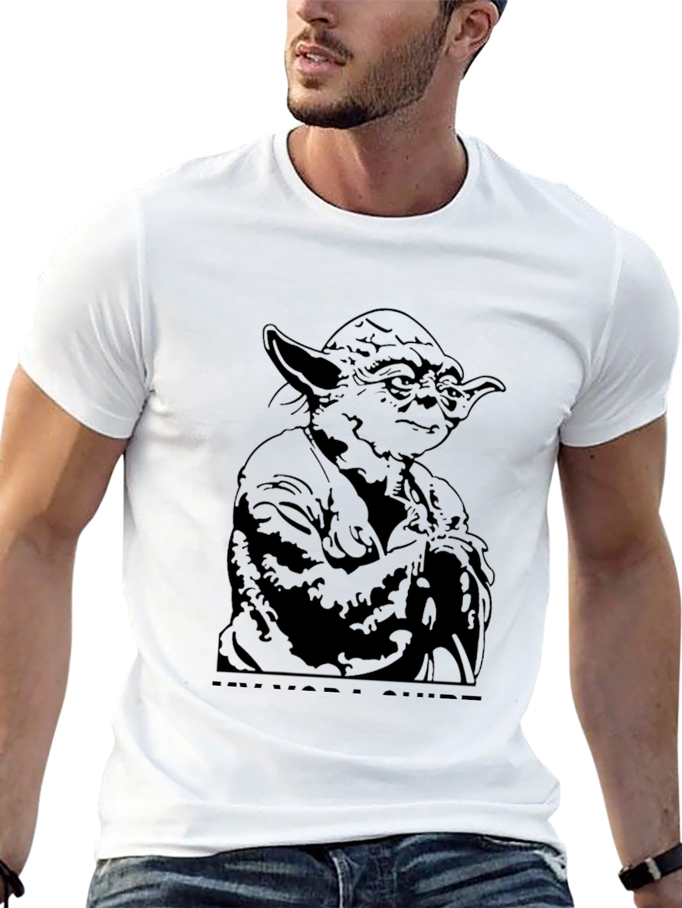 Yoda Graphic Tee - Black Star Wars Shirt