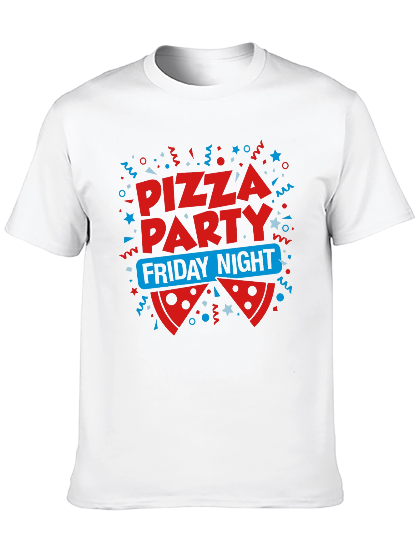 Pizza Party Friday Night Graphic T-Shirt