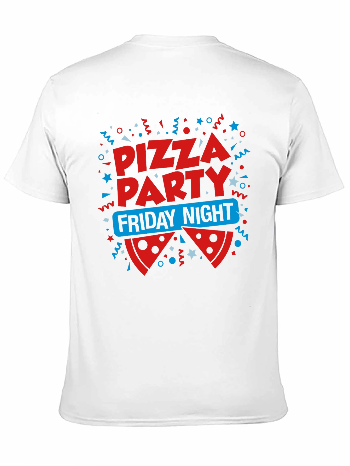 Pizza Party Friday Night Graphic T-Shirt