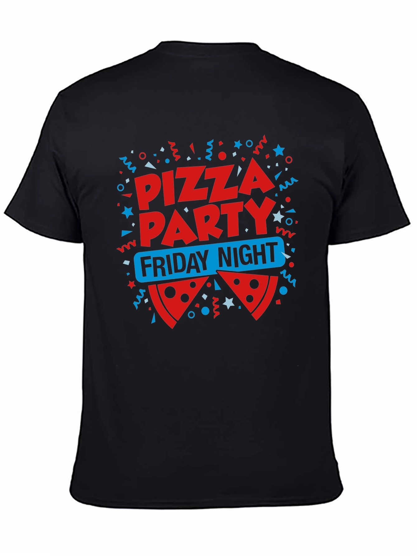 Pizza Party Friday Night Graphic T-Shirt