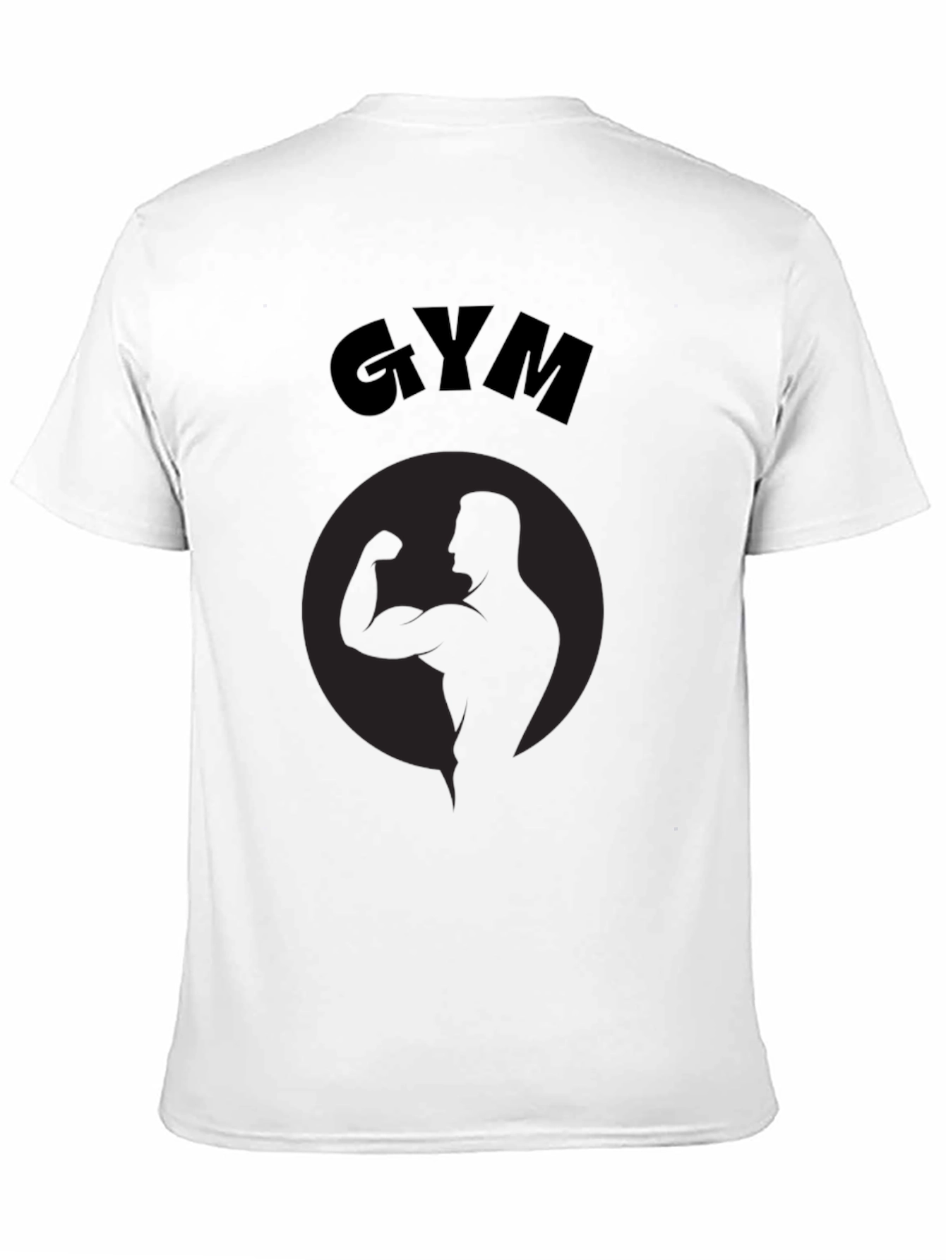 Black Gym T-Shirt - Mens Fitness Tee