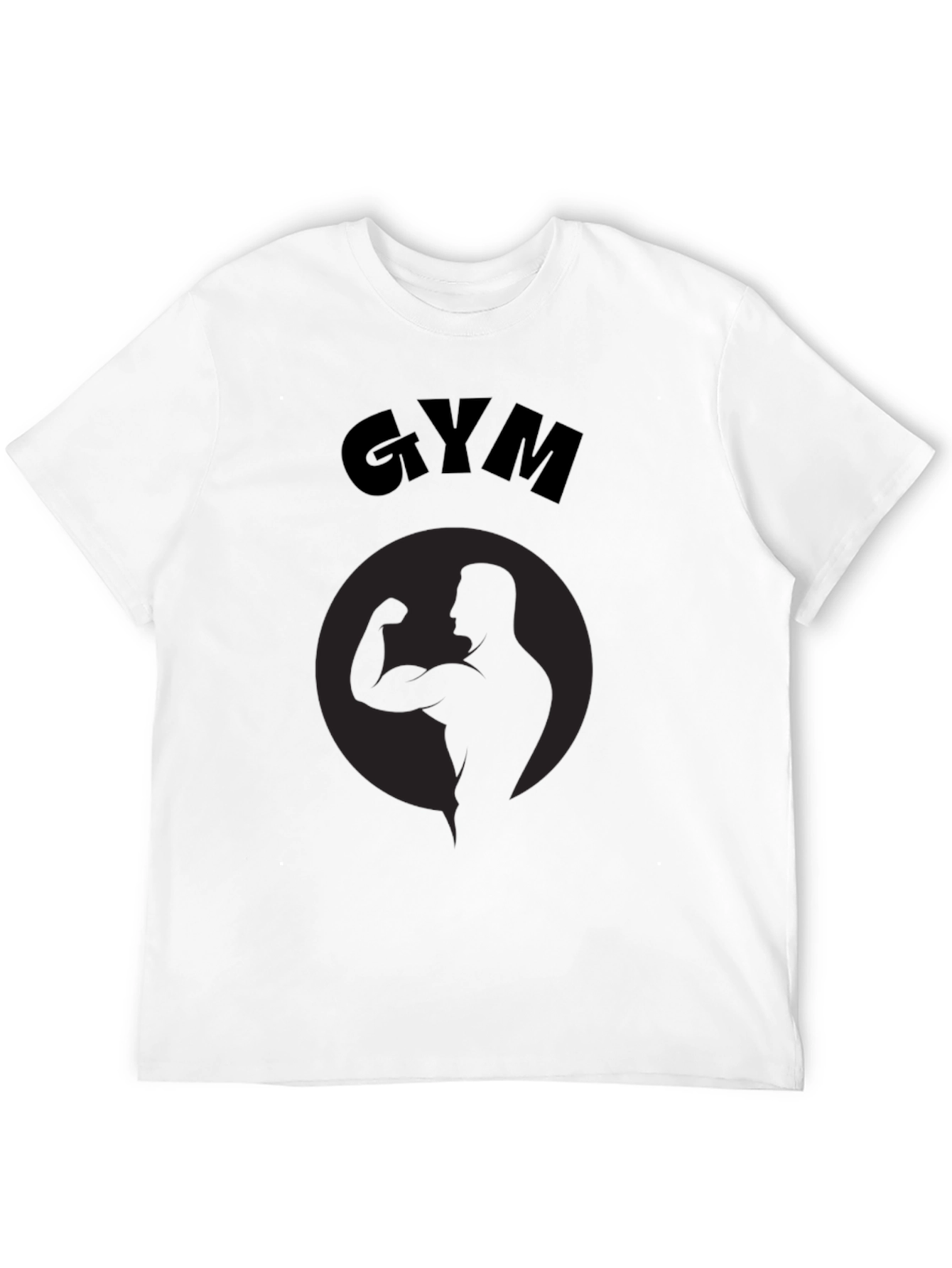 Black Gym T-Shirt - Mens Fitness Tee
