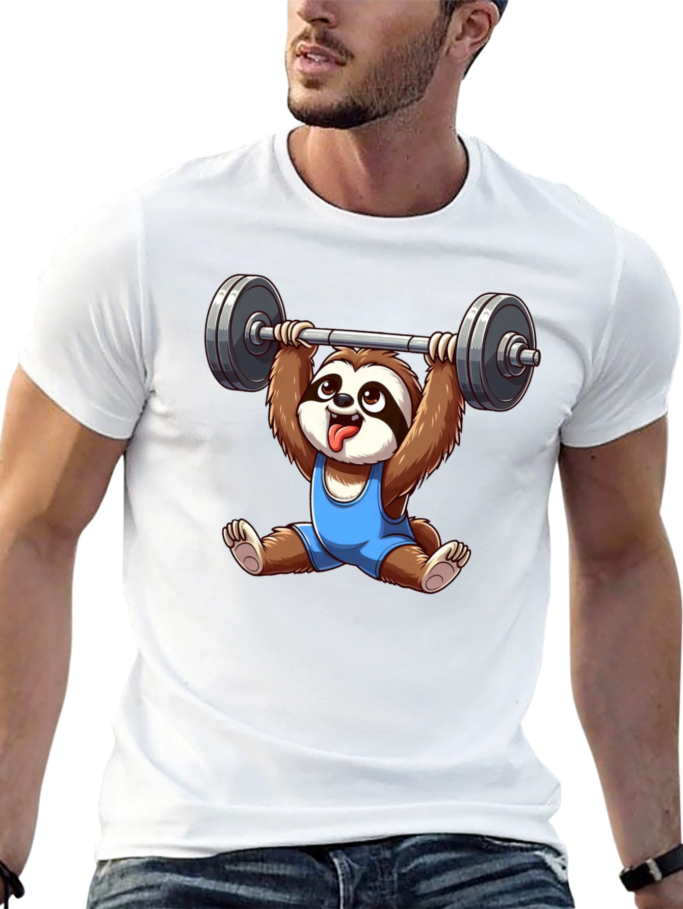 Weightlifting Sloth T-Shirt