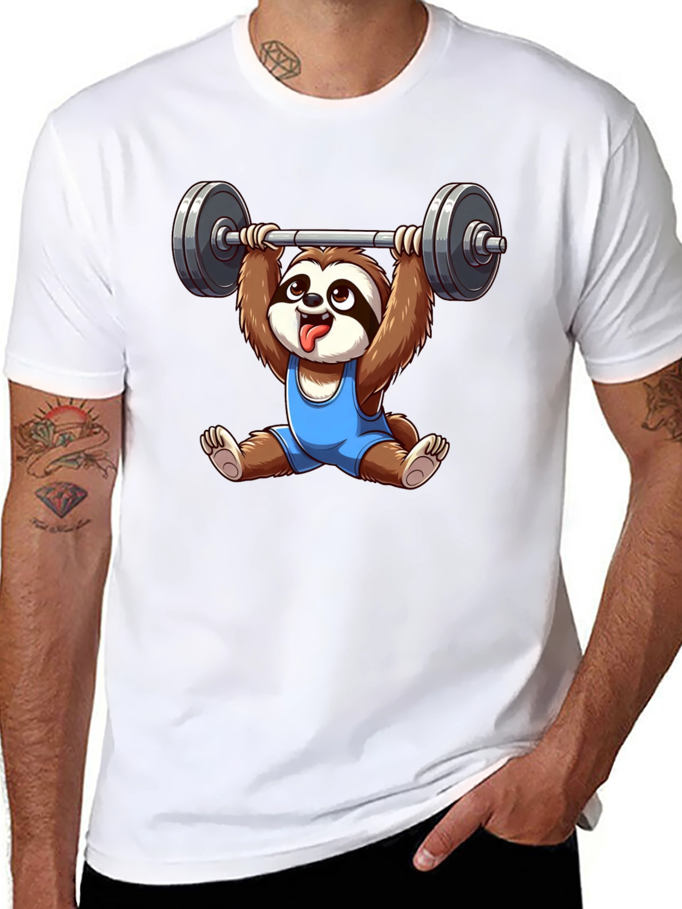 Weightlifting Sloth T-Shirt