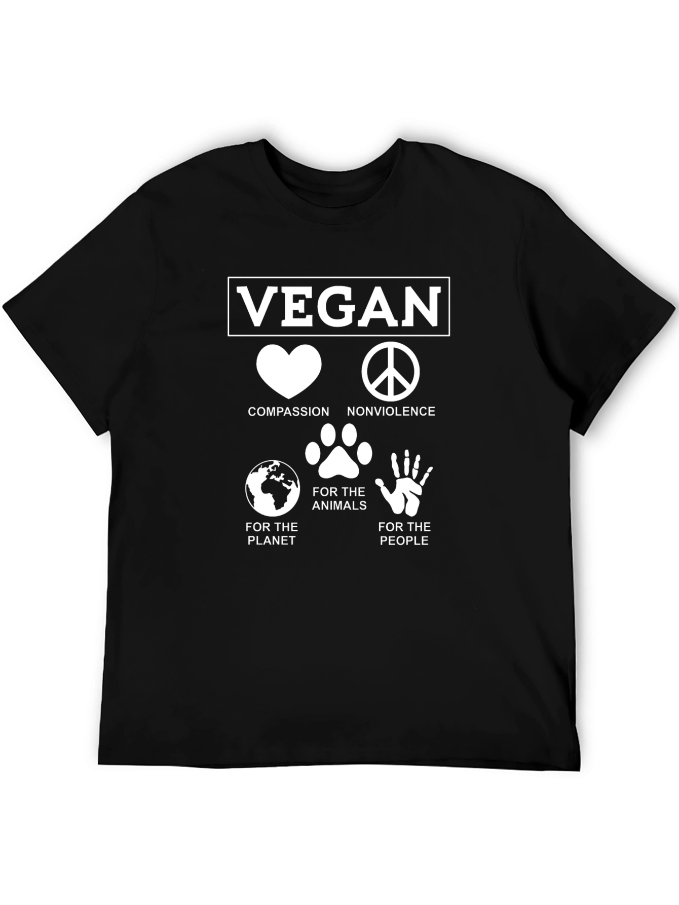 Vegan Compassion Graphic T-Shirt
