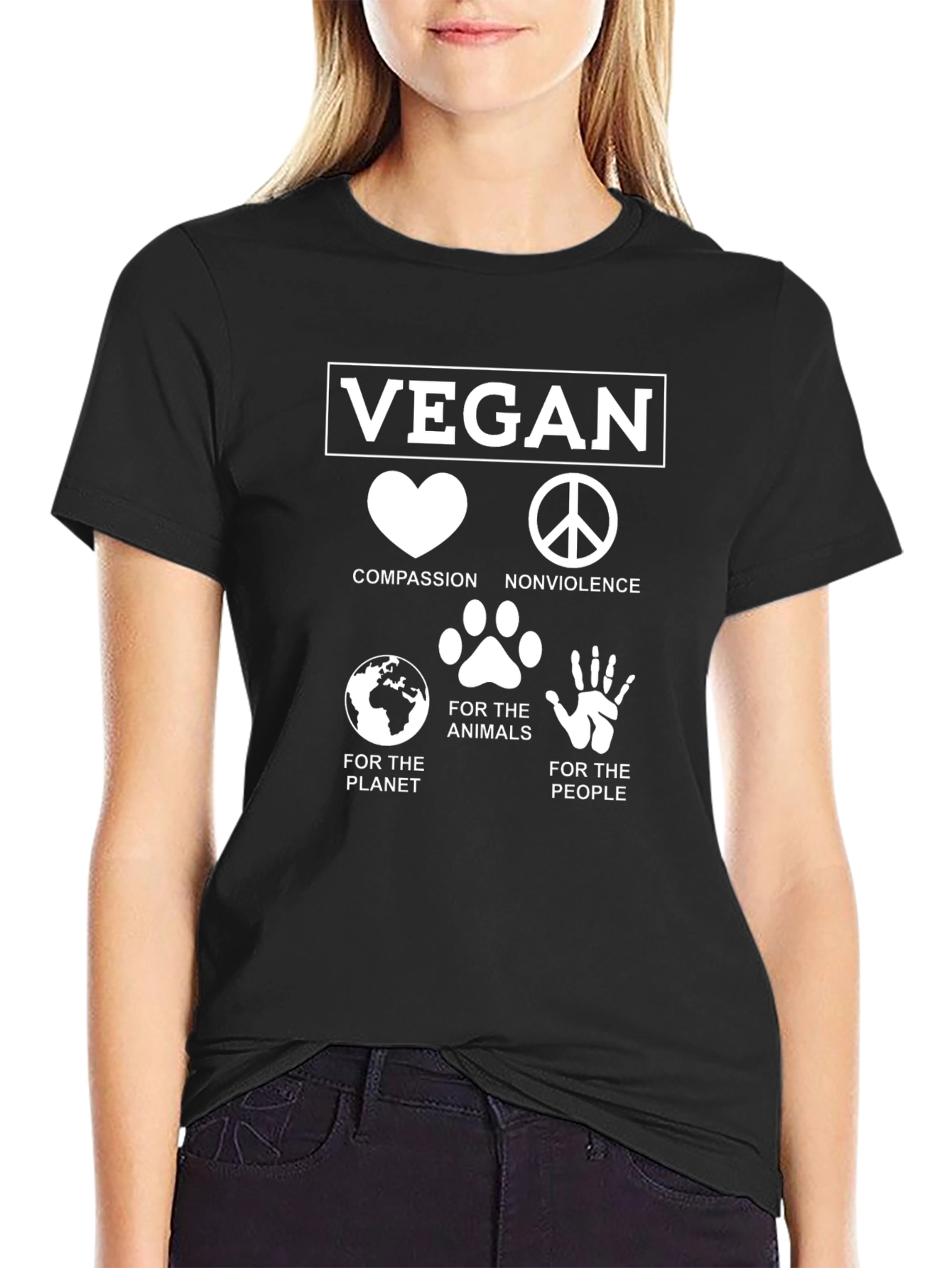 Vegan Compassion Graphic T-Shirt